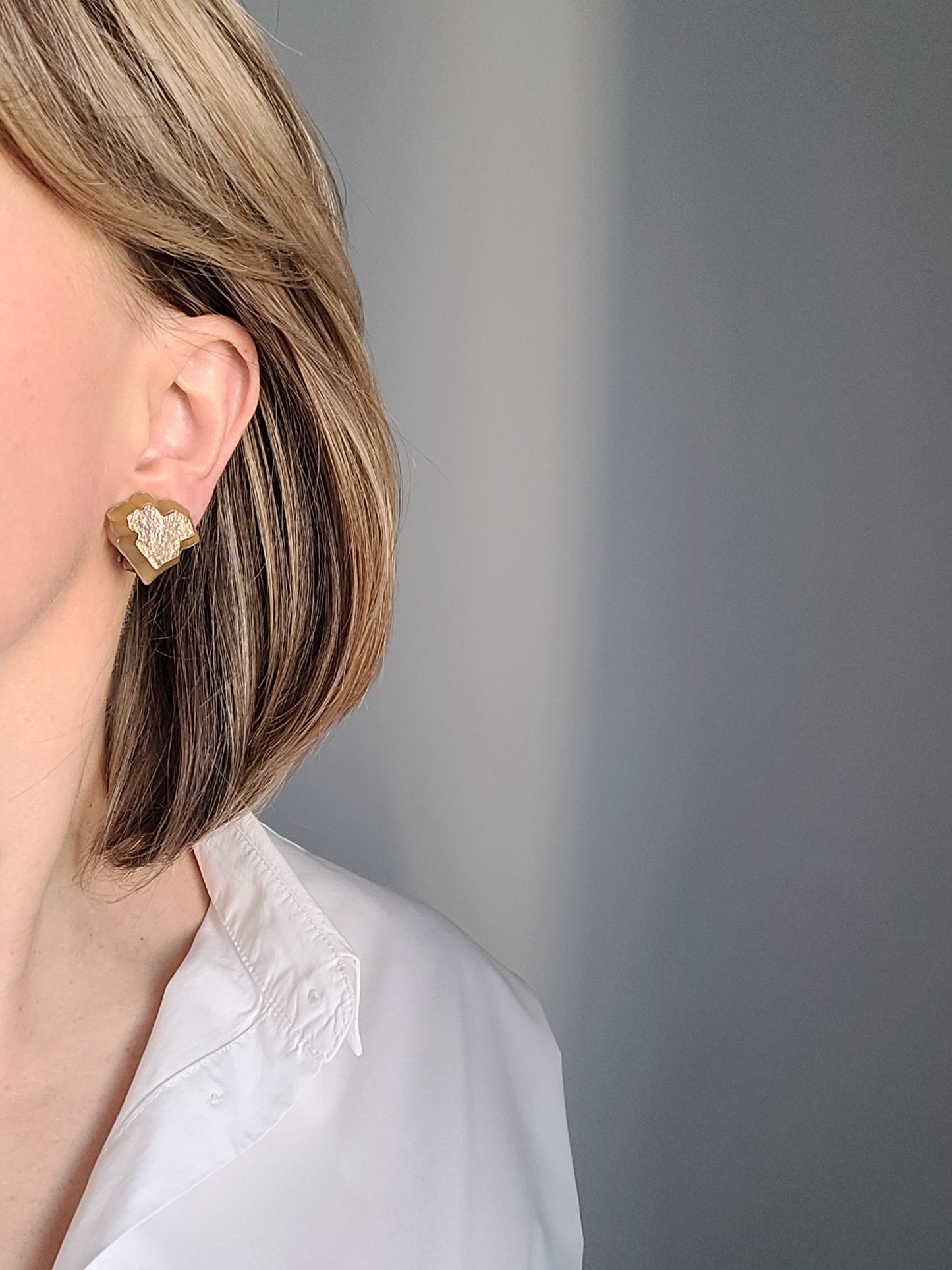 Kenzo - Boucles d'oreilles vintage