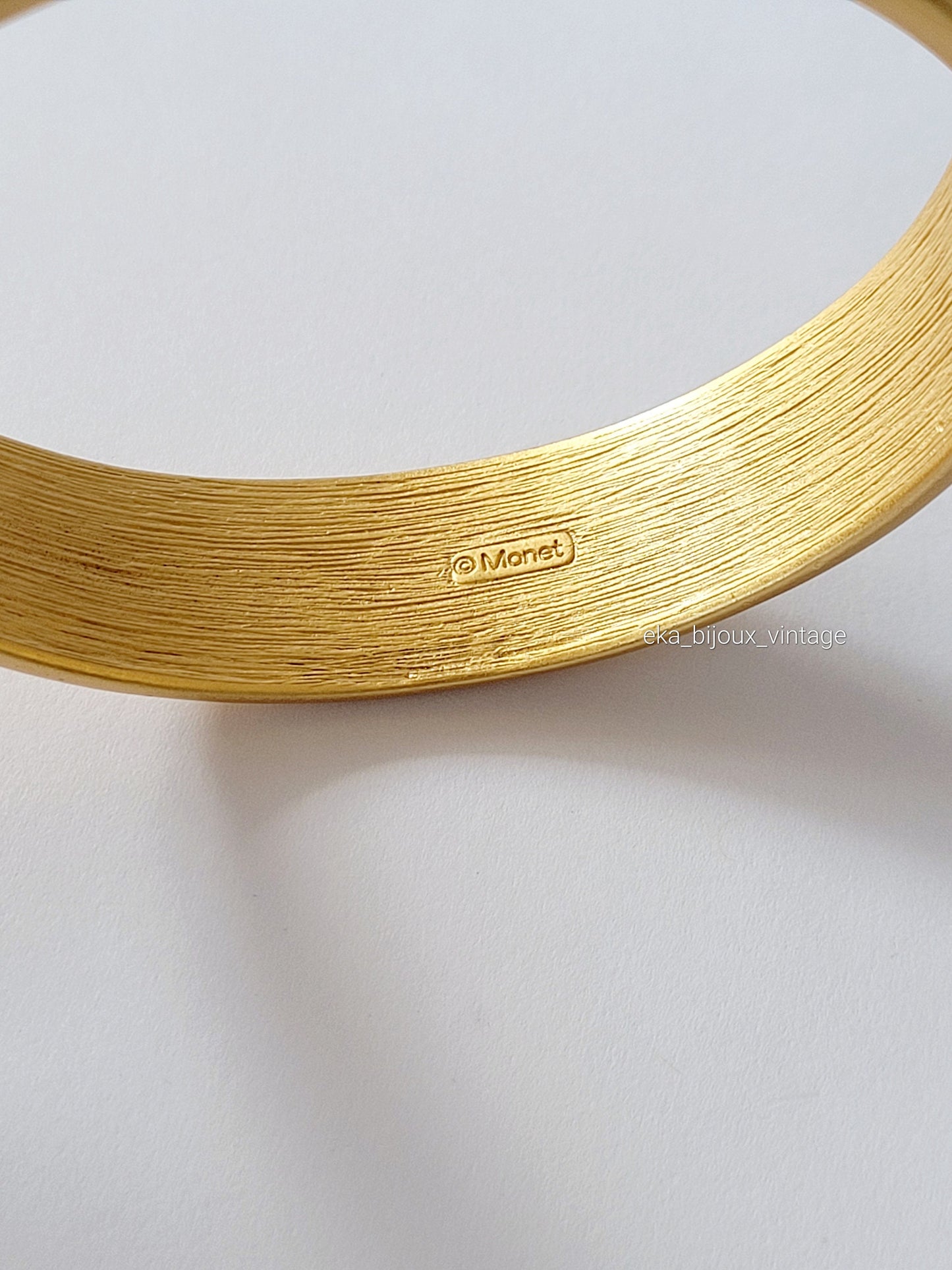 Monet - Set vintage boucles d'oreilles et bracelet