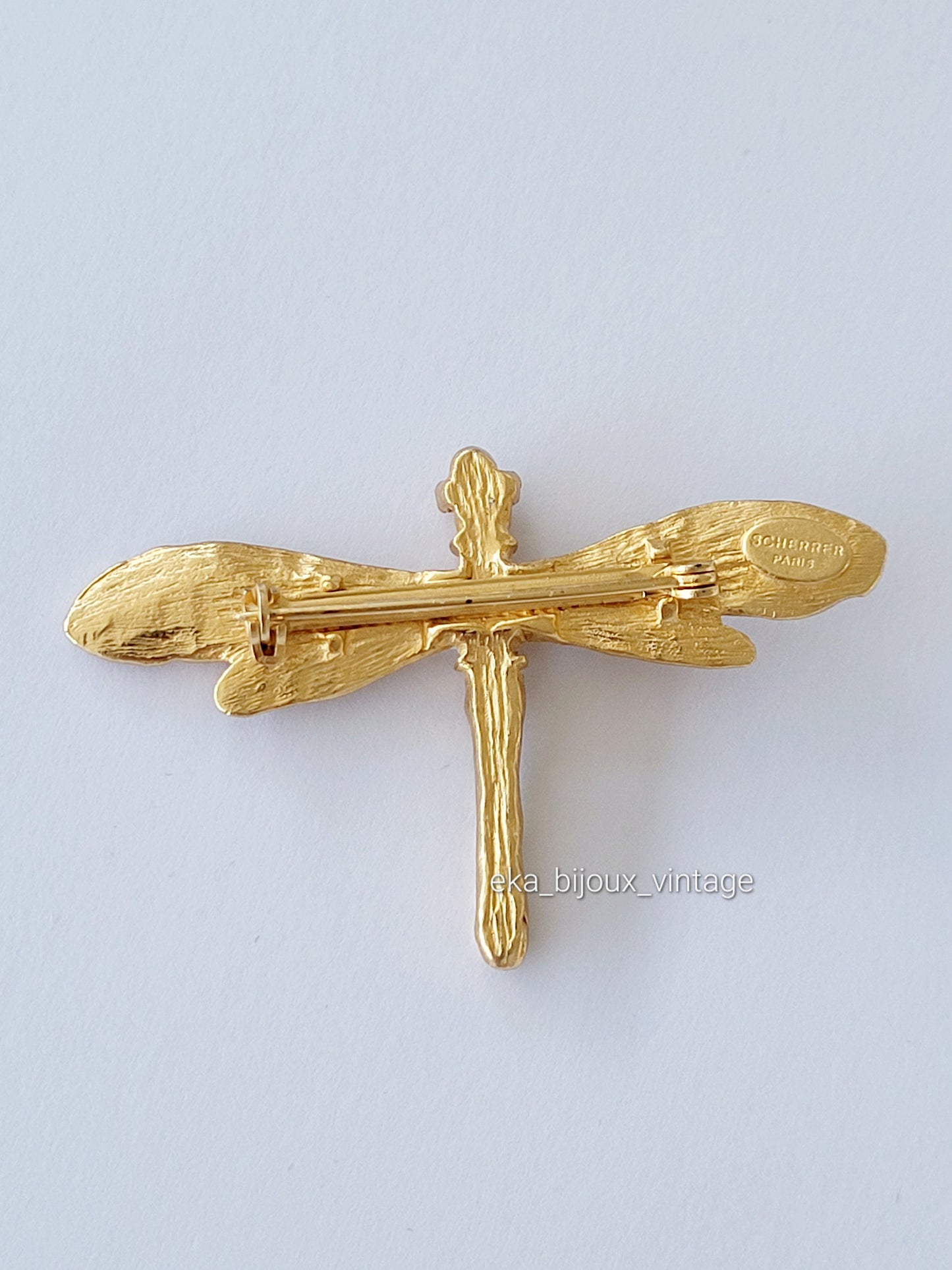 Scherrer Paris - Vintage Dragonfly brooch