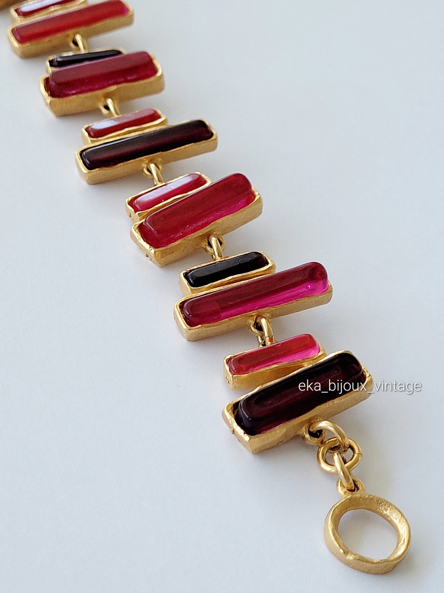 Il était une fois - Bracelet Cabochons roses