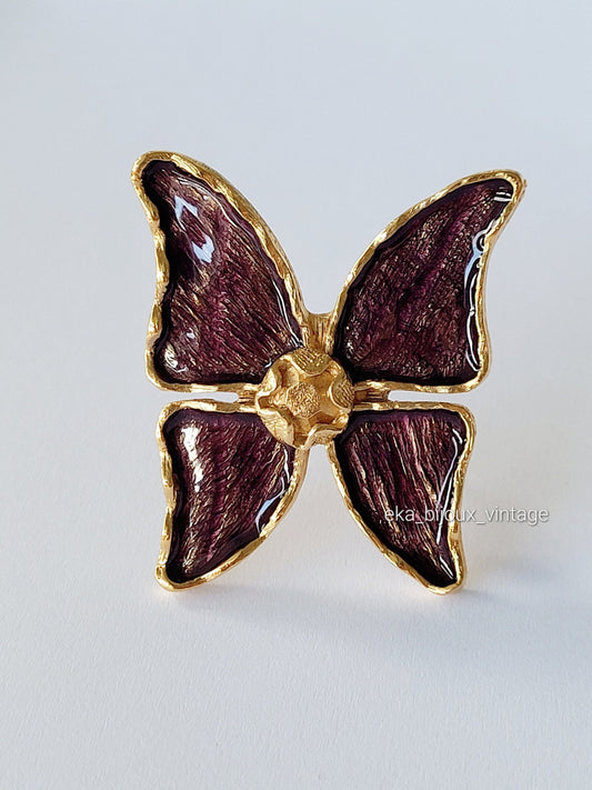 Yves Saint Laurent - Broche vintage Papillion