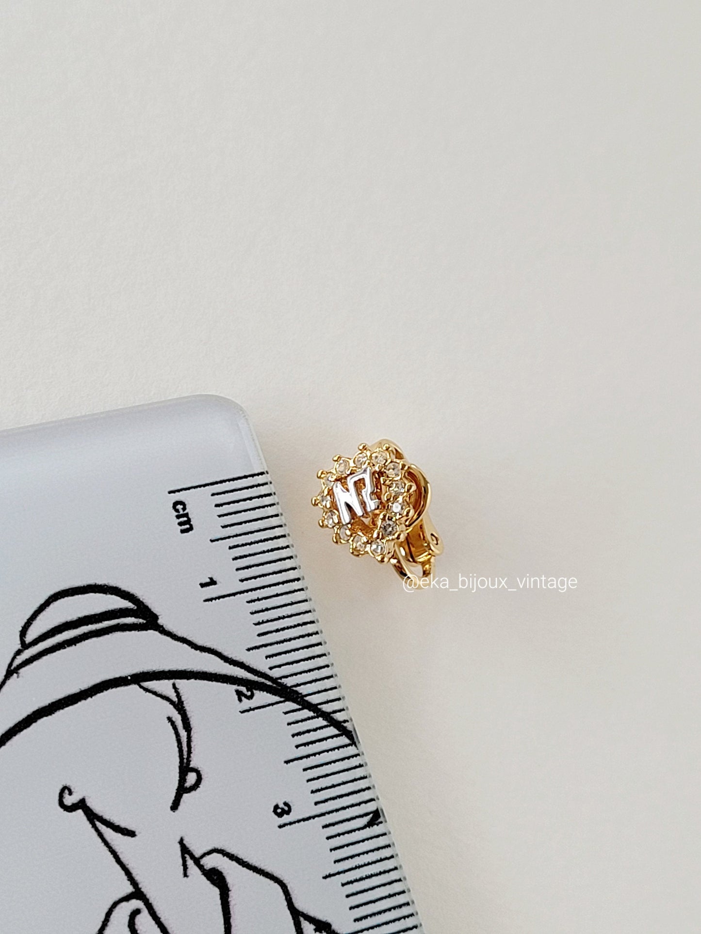 Nina Ricci - Boucles d'oreilles vintage NR