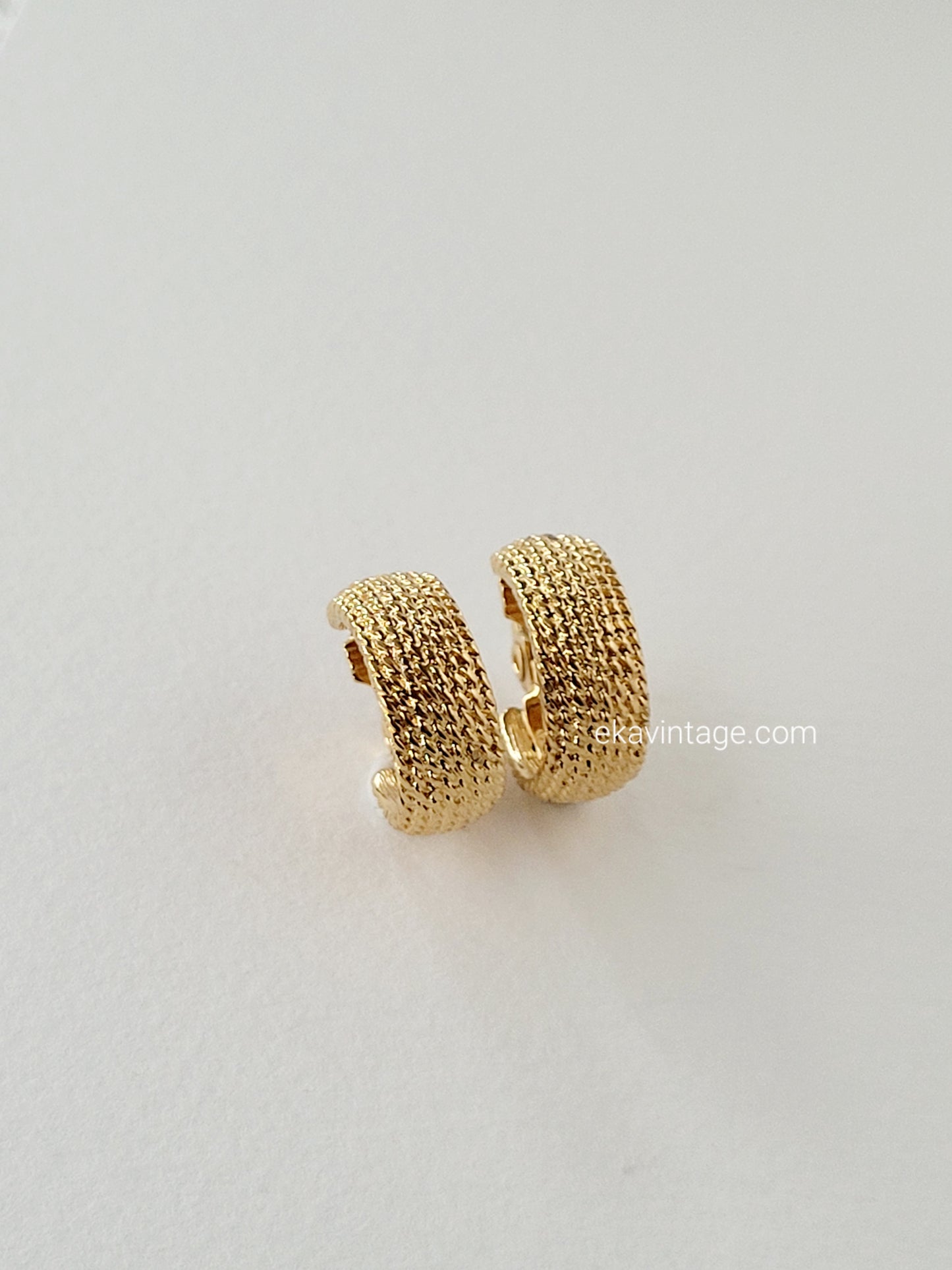 Monet - Boucles d'oreilles vintage
