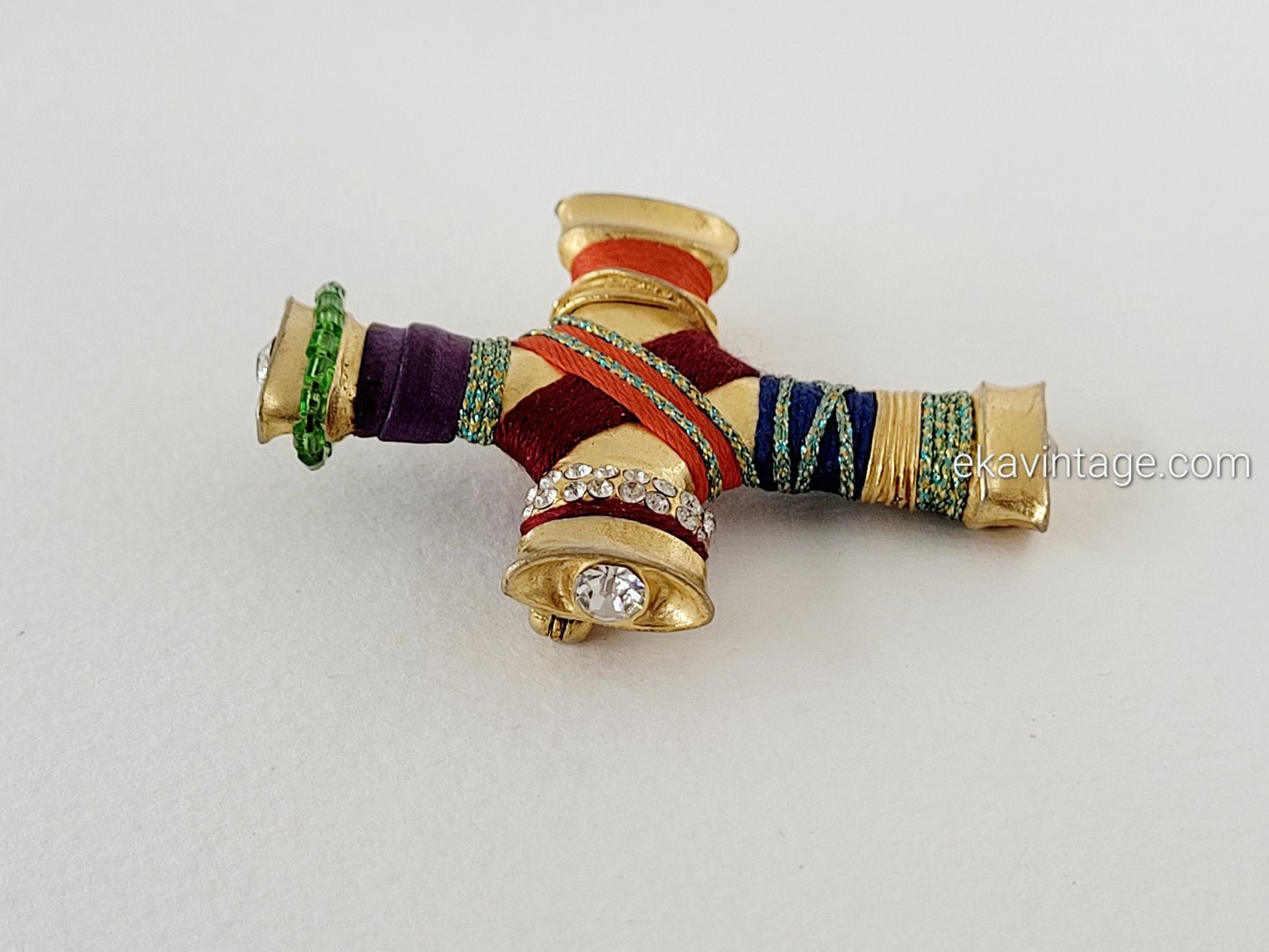 Christian Lacroix-Broche vintage Croix