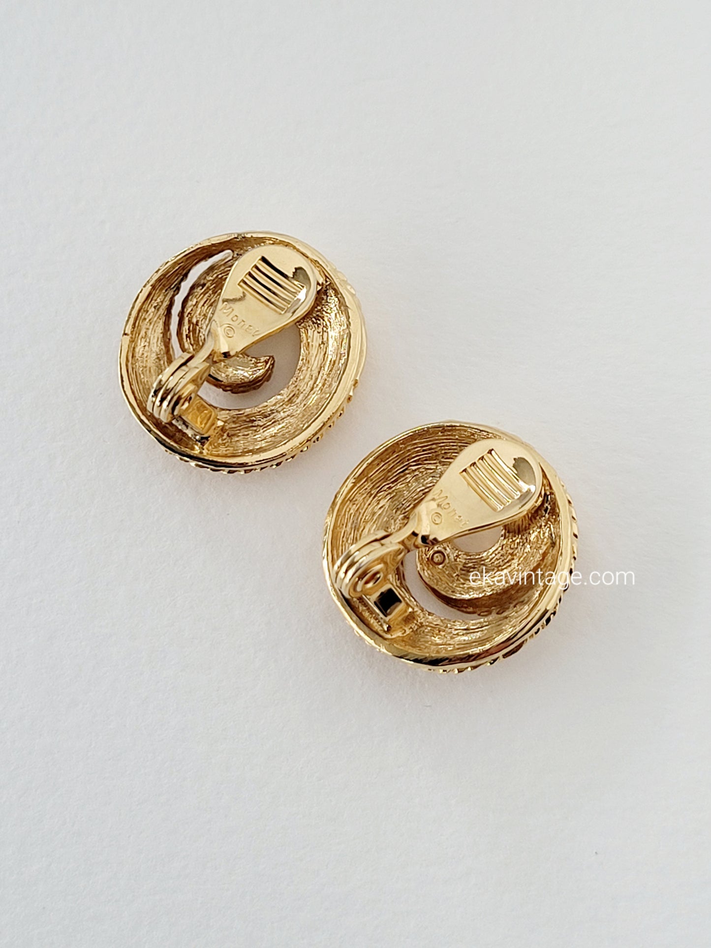 Monet - Boucles d'oreilles vintage