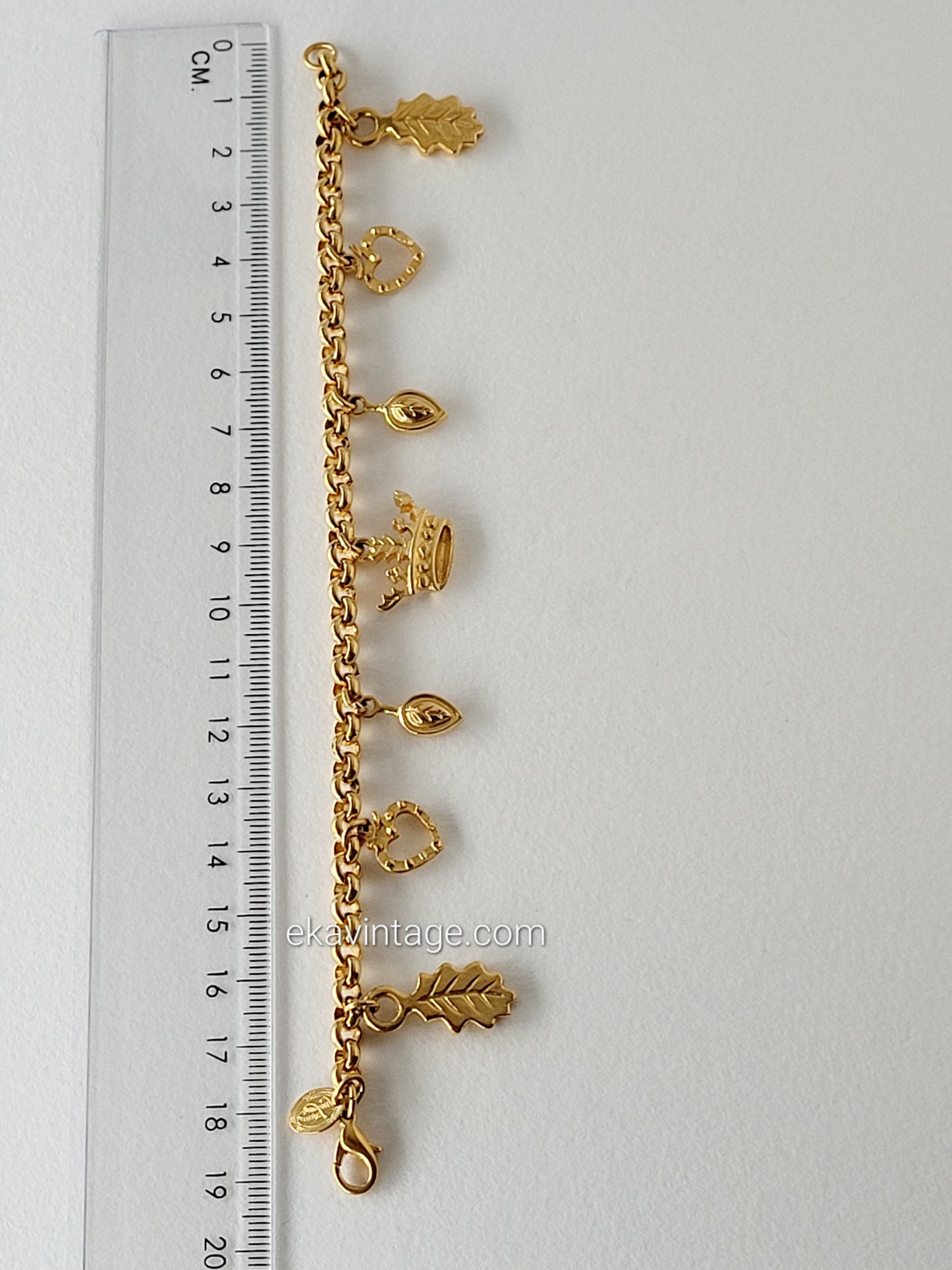 Inès de La Fressange - Bracelet vintage sept breloques