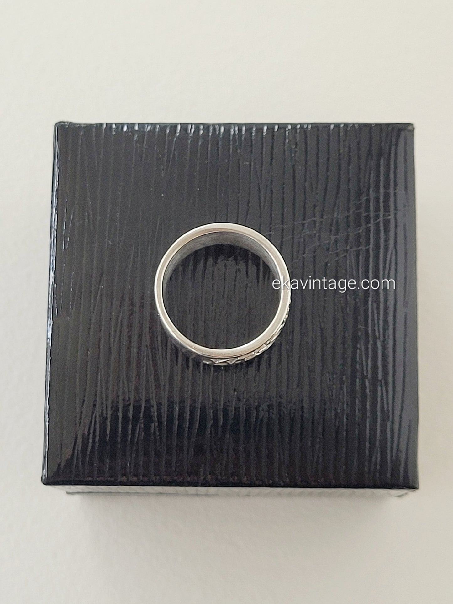 Yves Saint Laurent - Bague vintage en argent