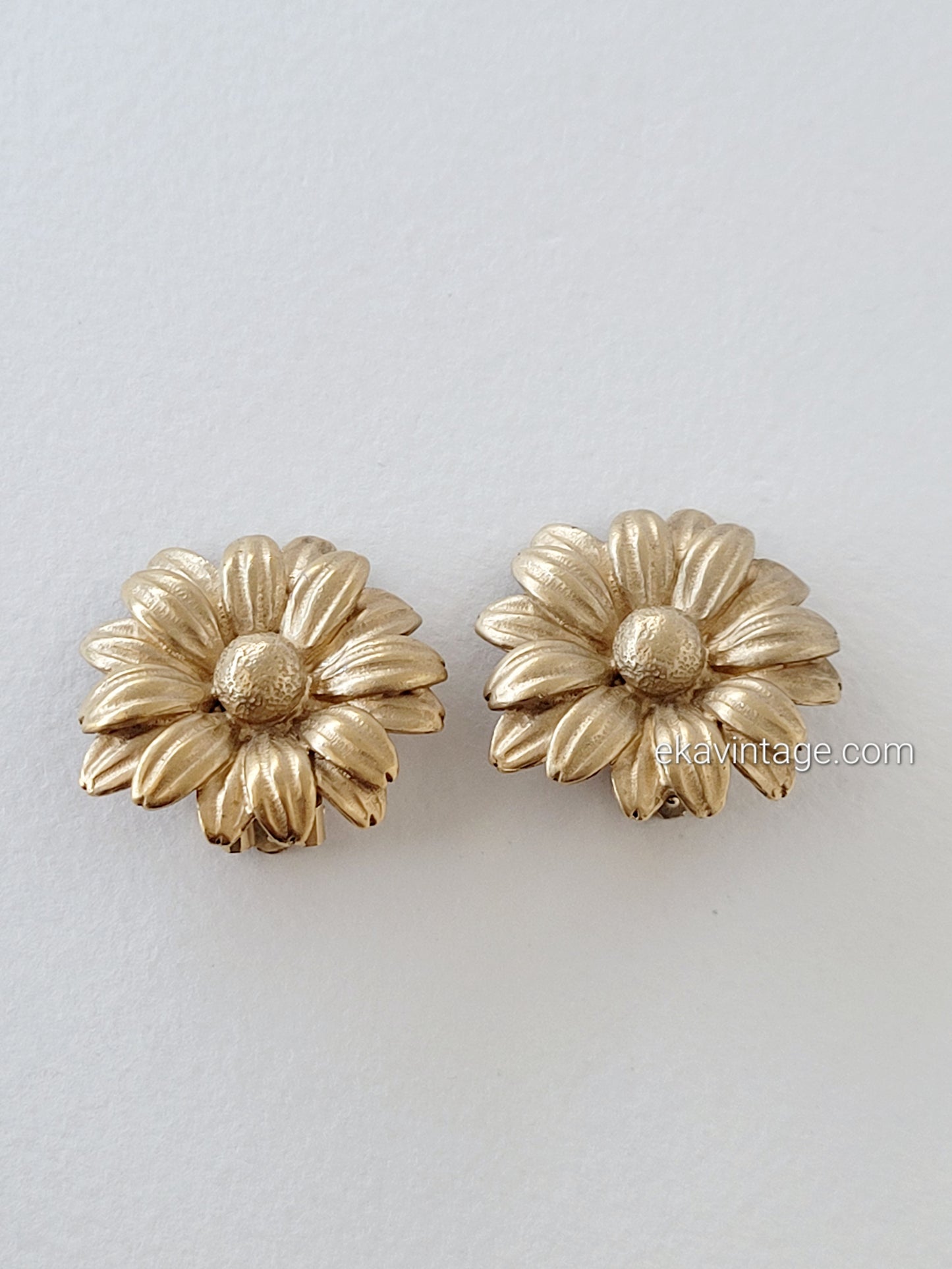Agatha Paris - Boucles d'oreilles vintage Fleur