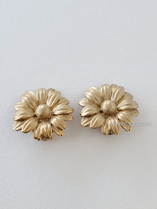 Agatha Paris - Boucles d'oreilles vintage Fleur