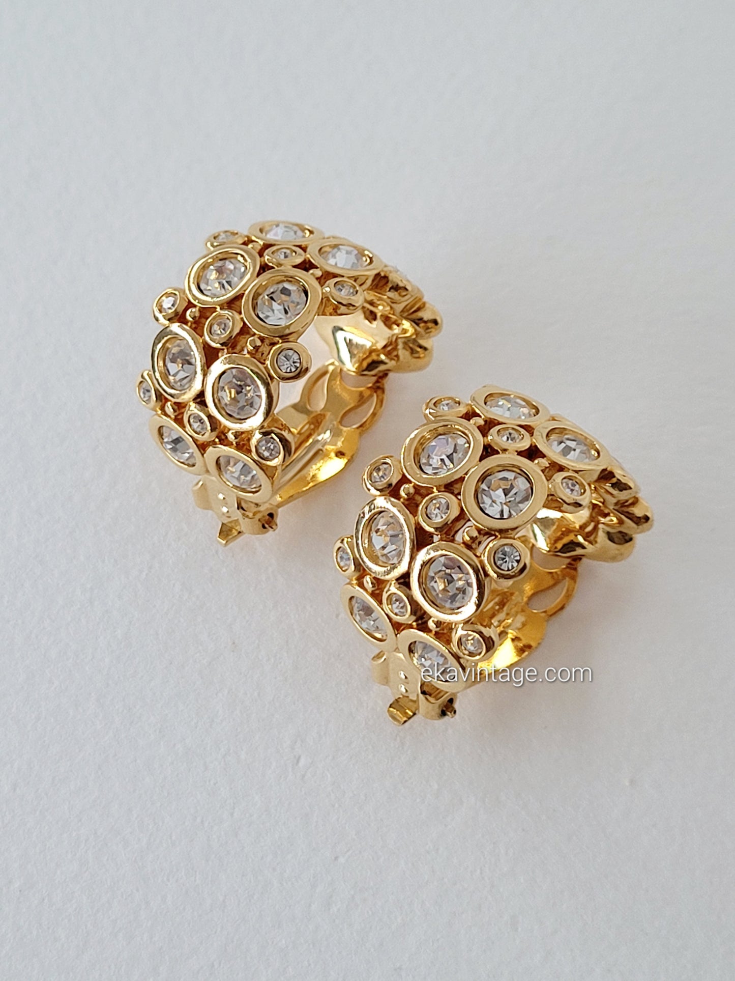 Swarovski - Boucles d'oreilles vintage