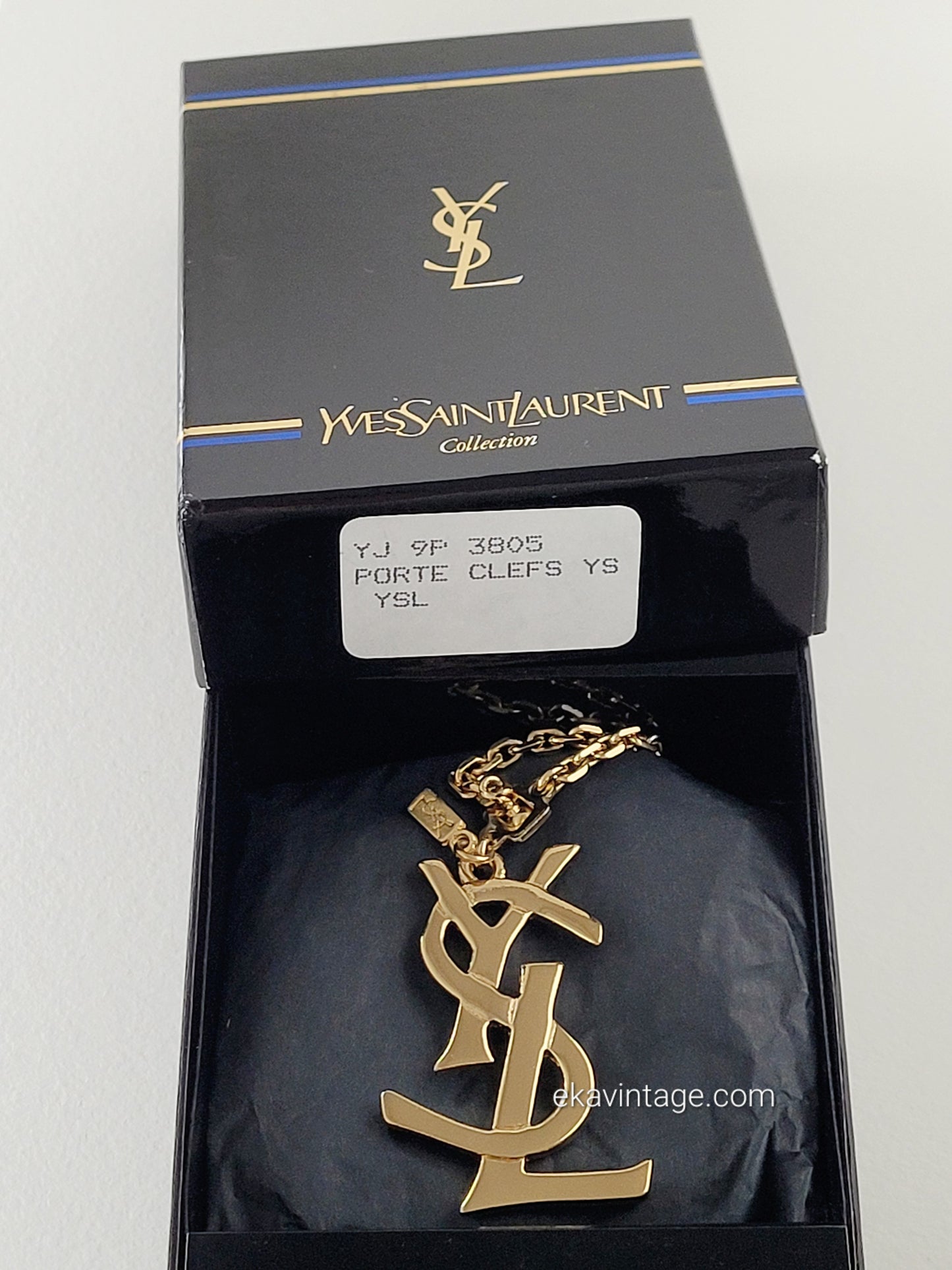 Yves Saint Laurent - Bijou de sac ou porte-clés vintage YSL