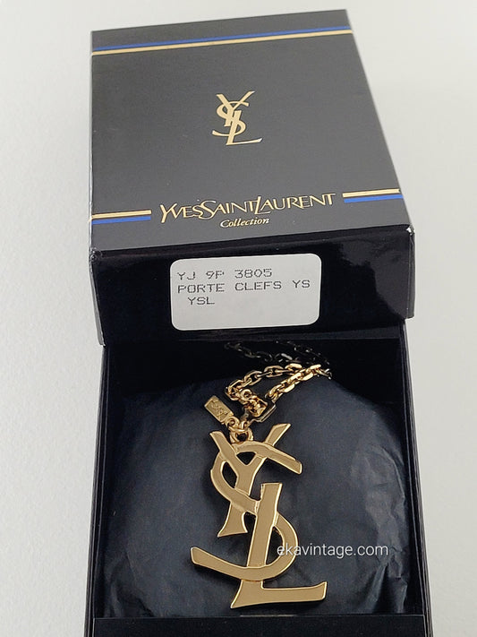 Yves Saint Laurent - Bijou de sac ou porte-clés vintage YSL