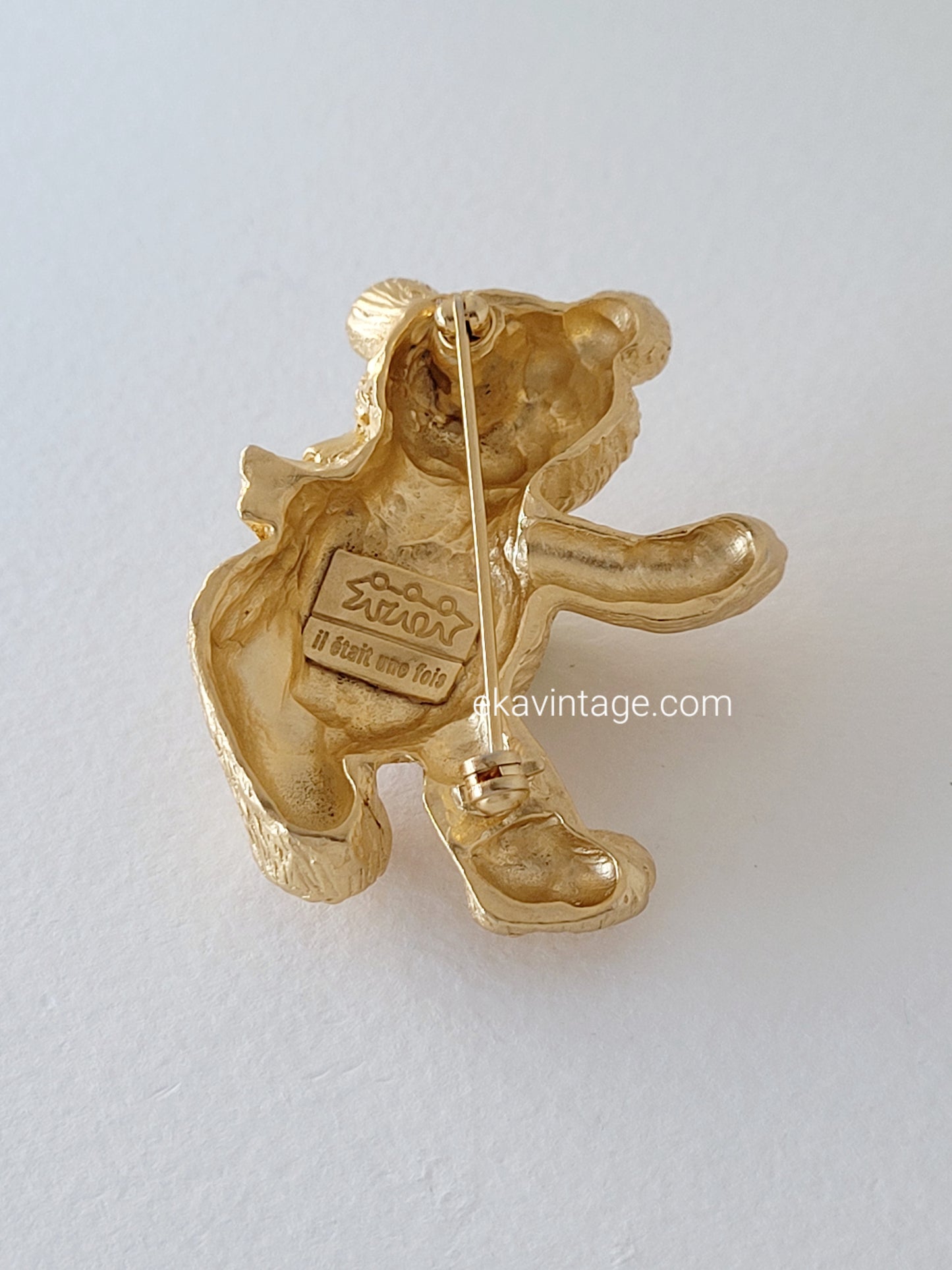 Il était une fois  - Broche vintage Ourson
