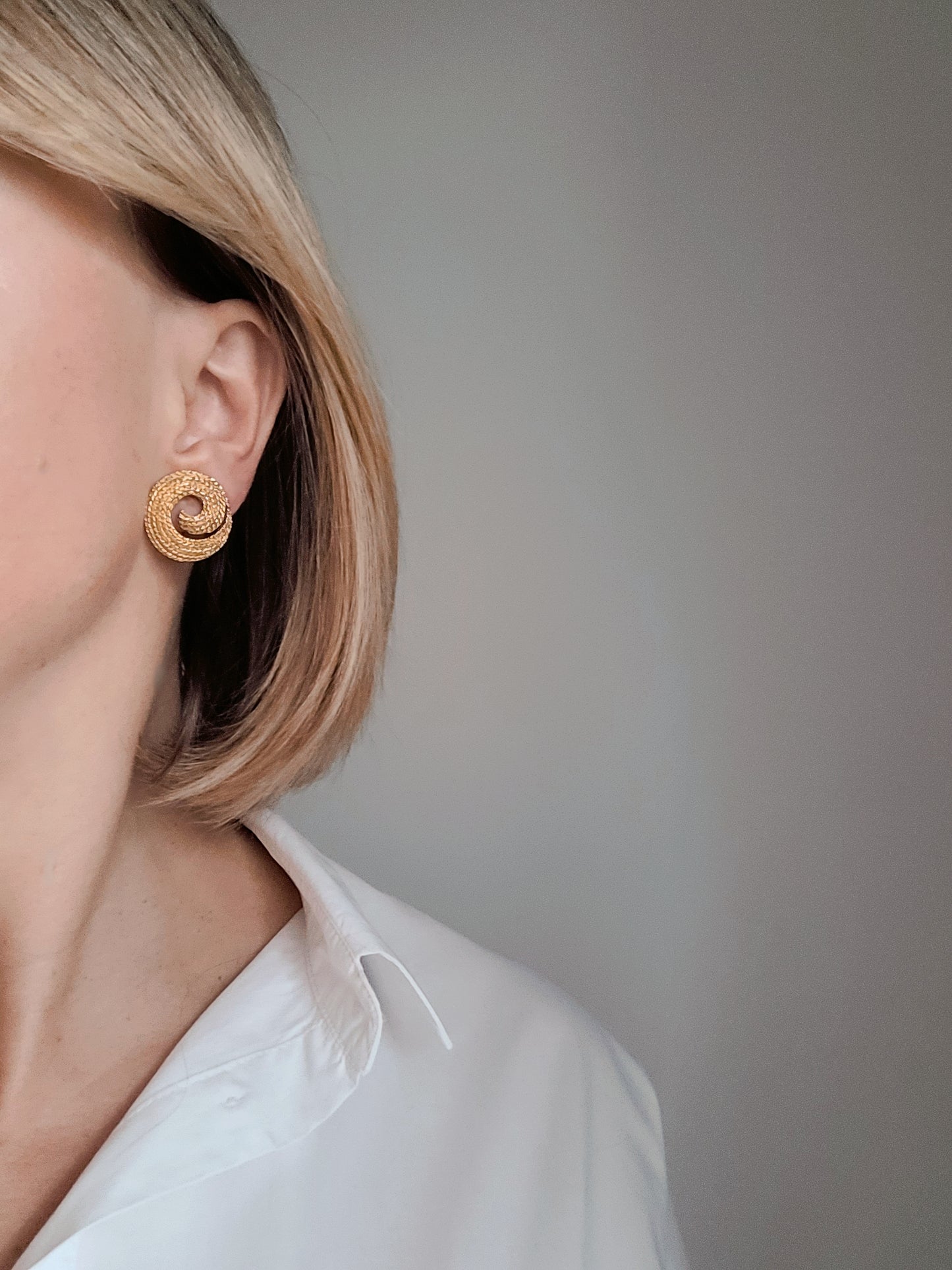 Monet - Boucles d'oreilles vintage