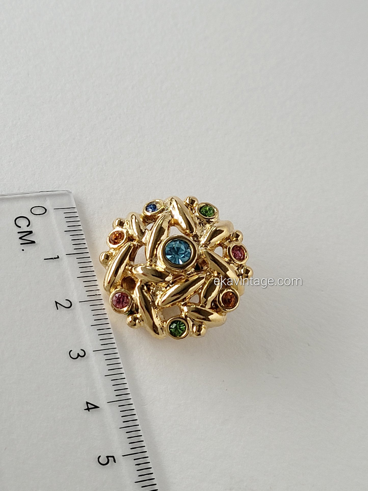 Leritz - Boucles d'oreilles vintage