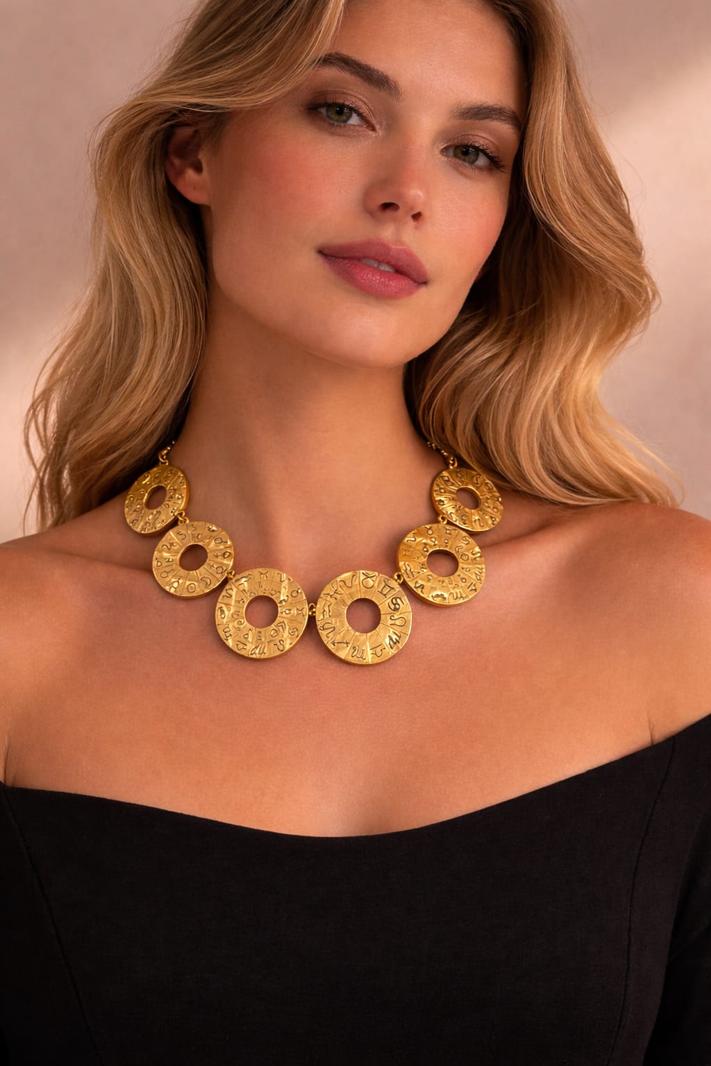 Biche de Bere - Collier vintage doré