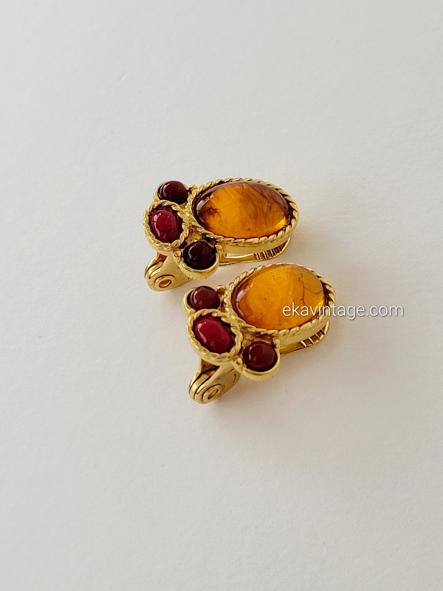 Monet - Boucles d'oreilles vintage