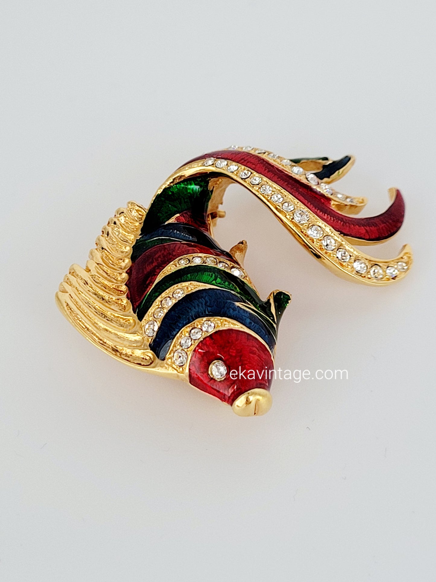 Carven - Broche vintage Poisson