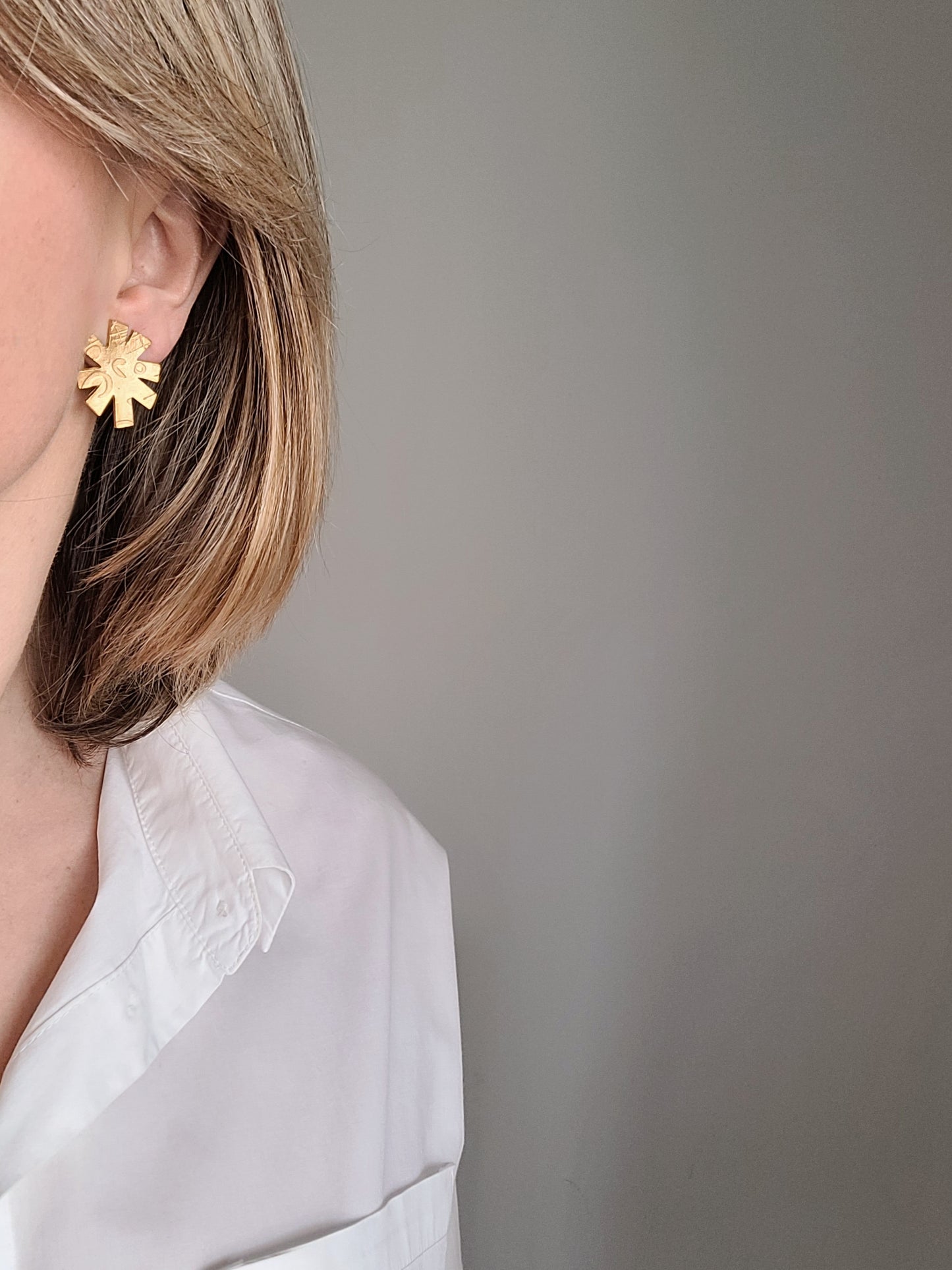 Biche de Bere - Boucles d'oreilles vintage