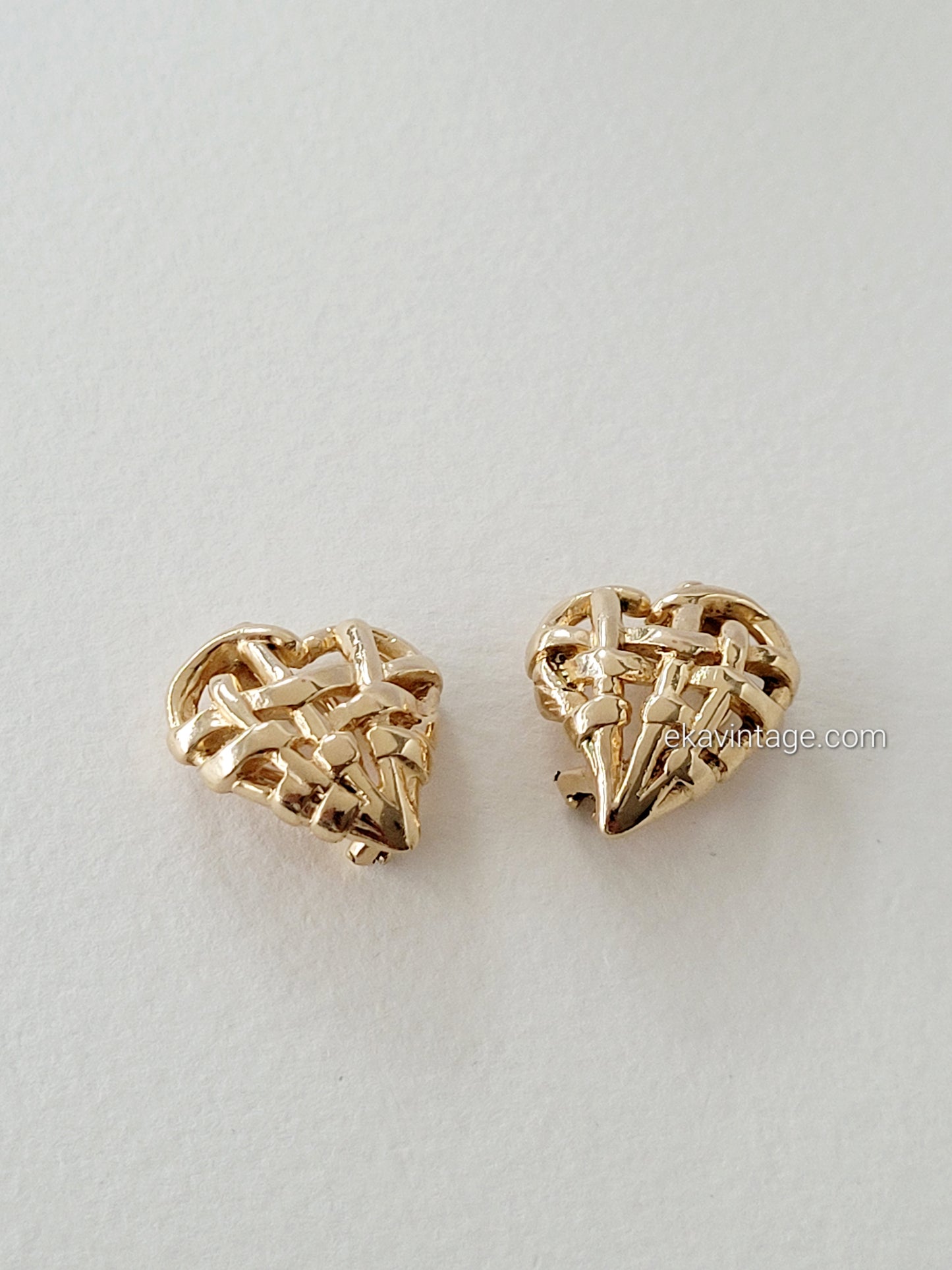 Christian Lacroix - Boucles d'oreilles vintage Cœur