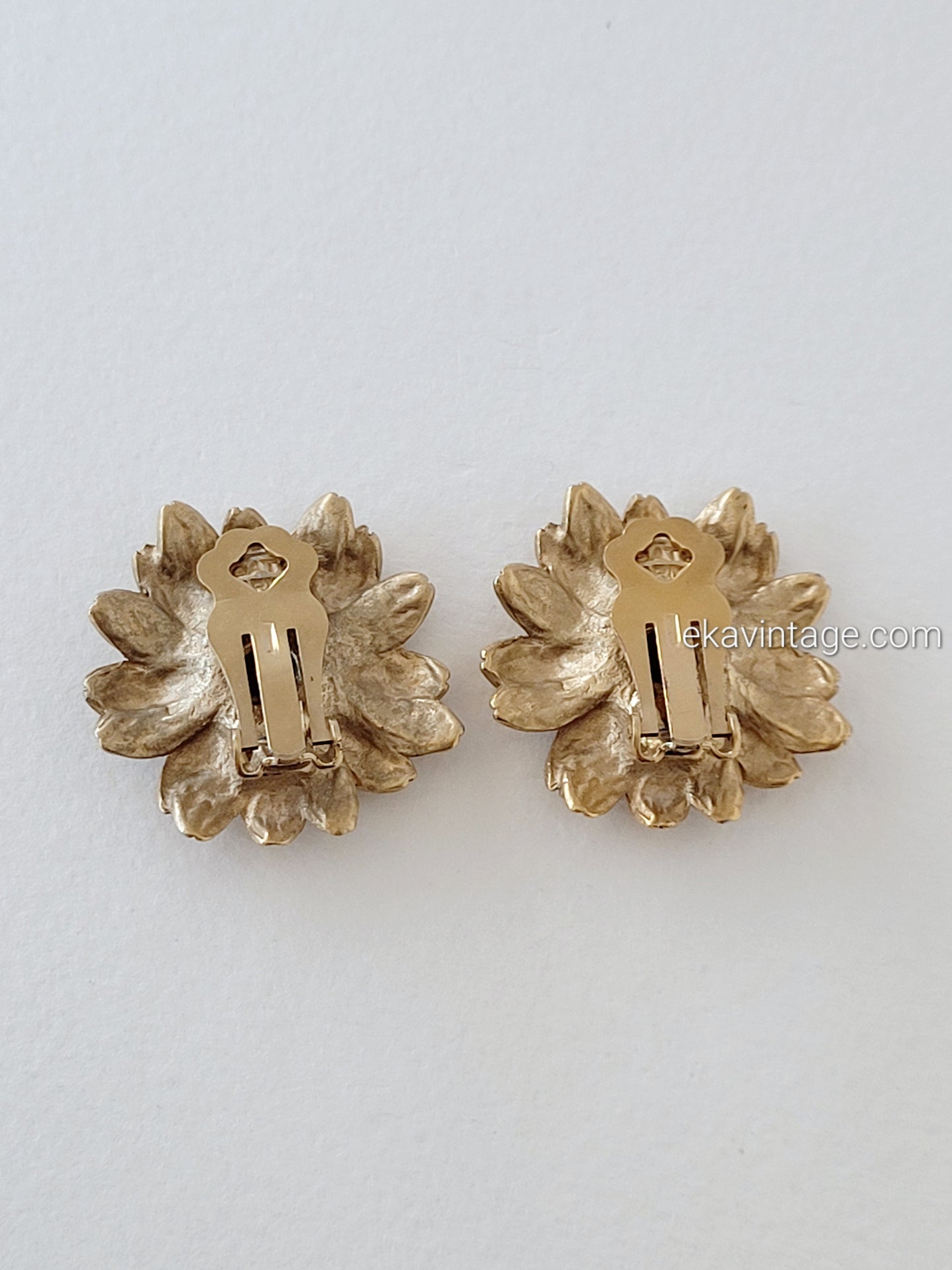 Agatha Paris - Boucles d'oreilles vintage Fleur