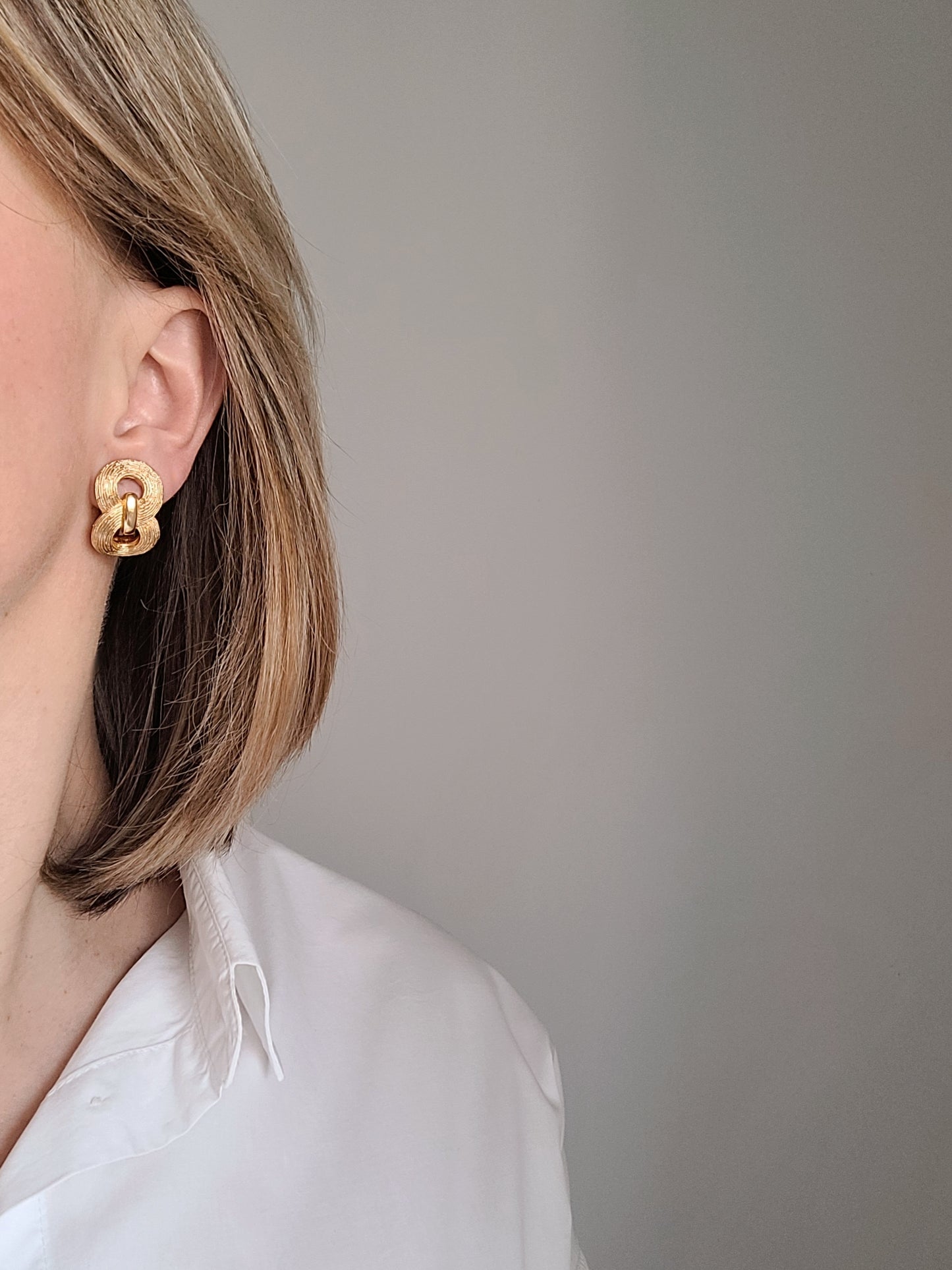 Orena Paris - Parure boucles d'oreilles et bracelet vintage