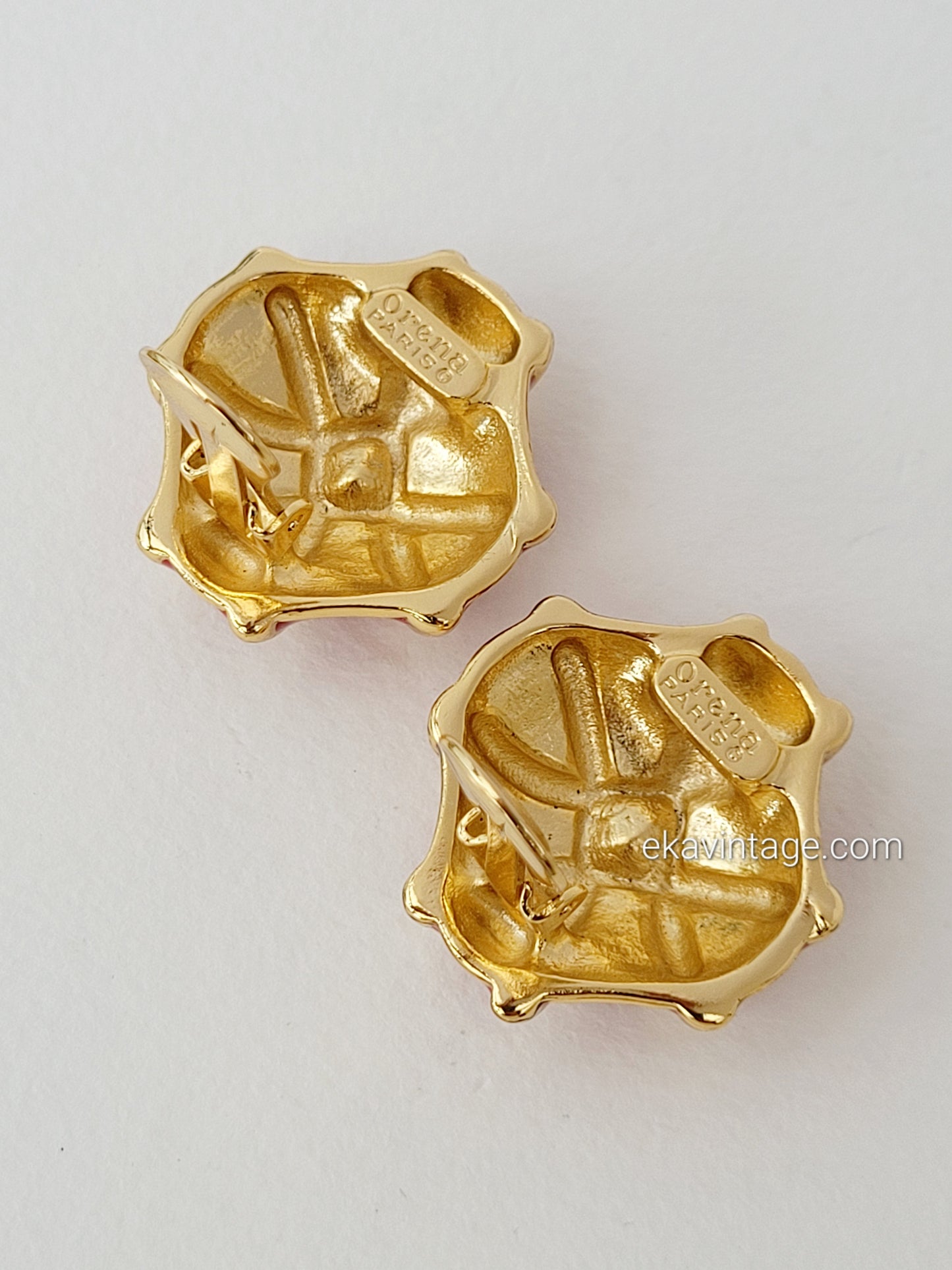 Orena Paris - Boucles d'oreilles vintage