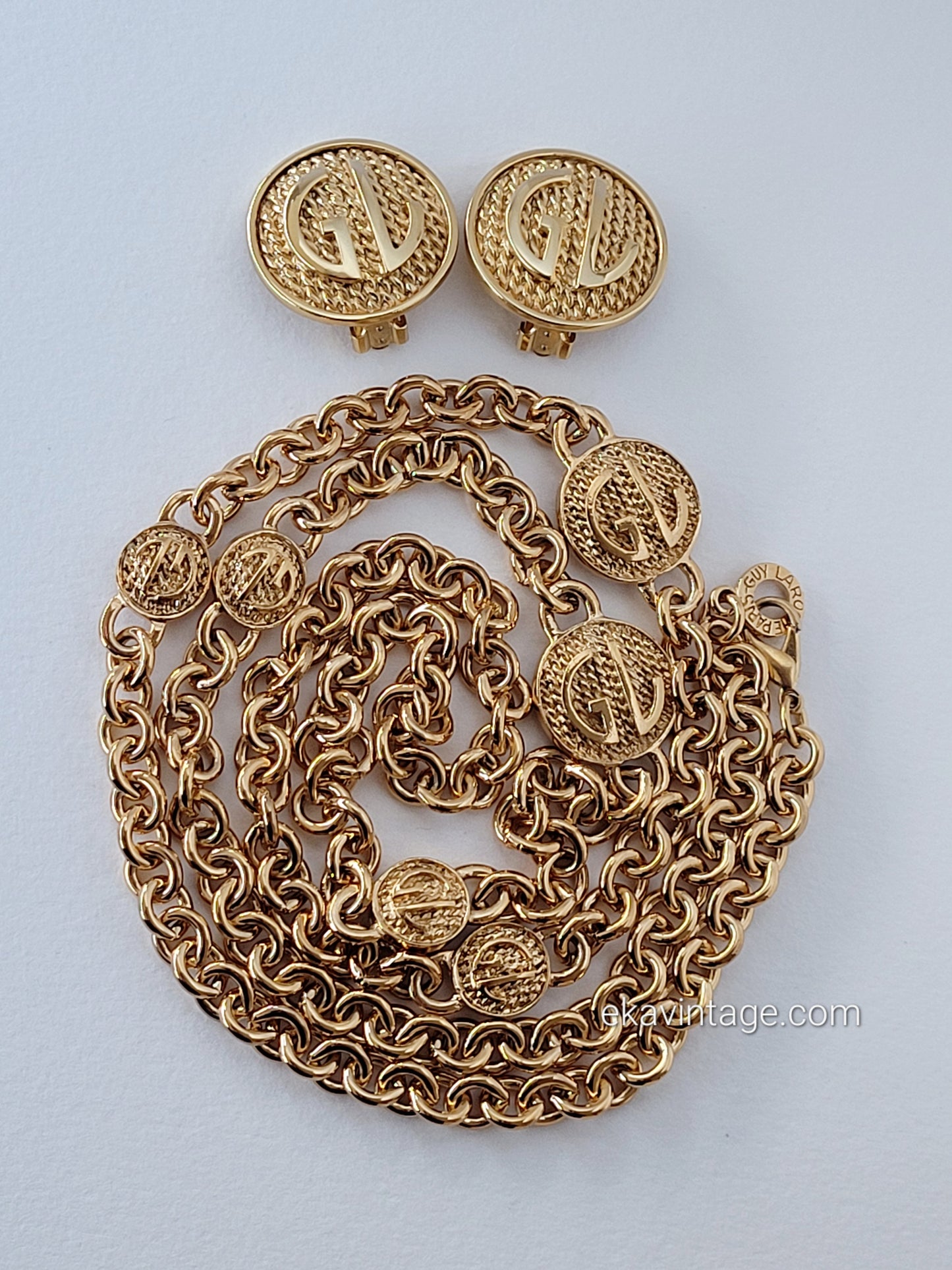 Guy Laroche - Boucles d'oreilles vintage GL