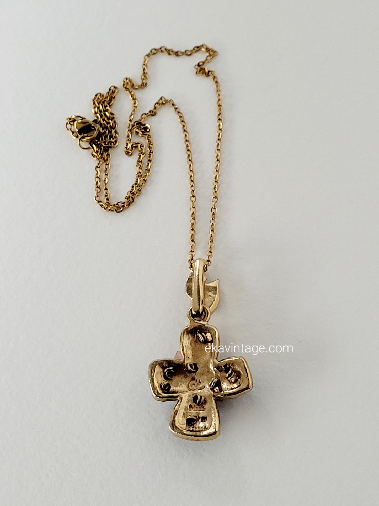 Christian Lacroix- Pendentif vintage Croix