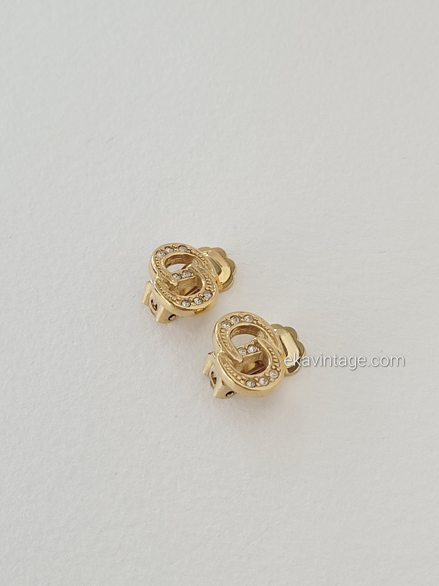 Christian Dior - Boucles d'oreilles vintage CD