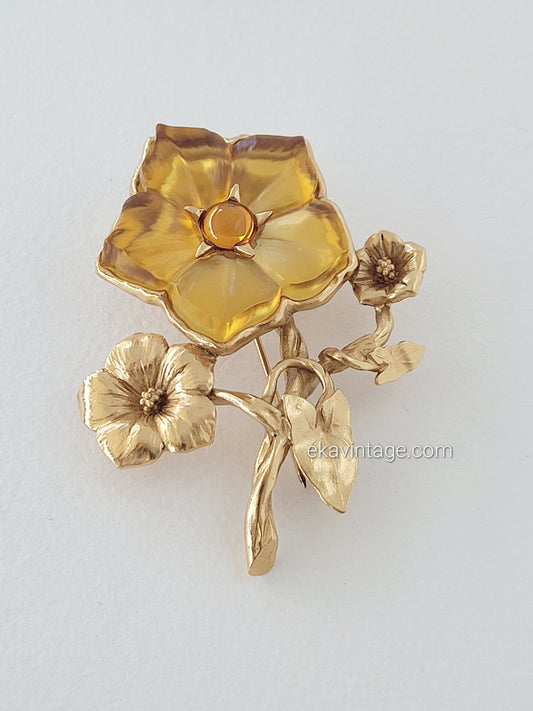 Kenzo Paris - Broche vintage Fleur