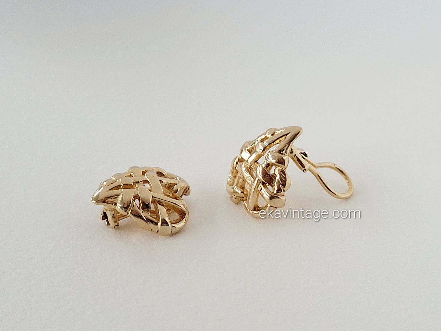 Christian Lacroix - Boucles d'oreilles vintage Cœur