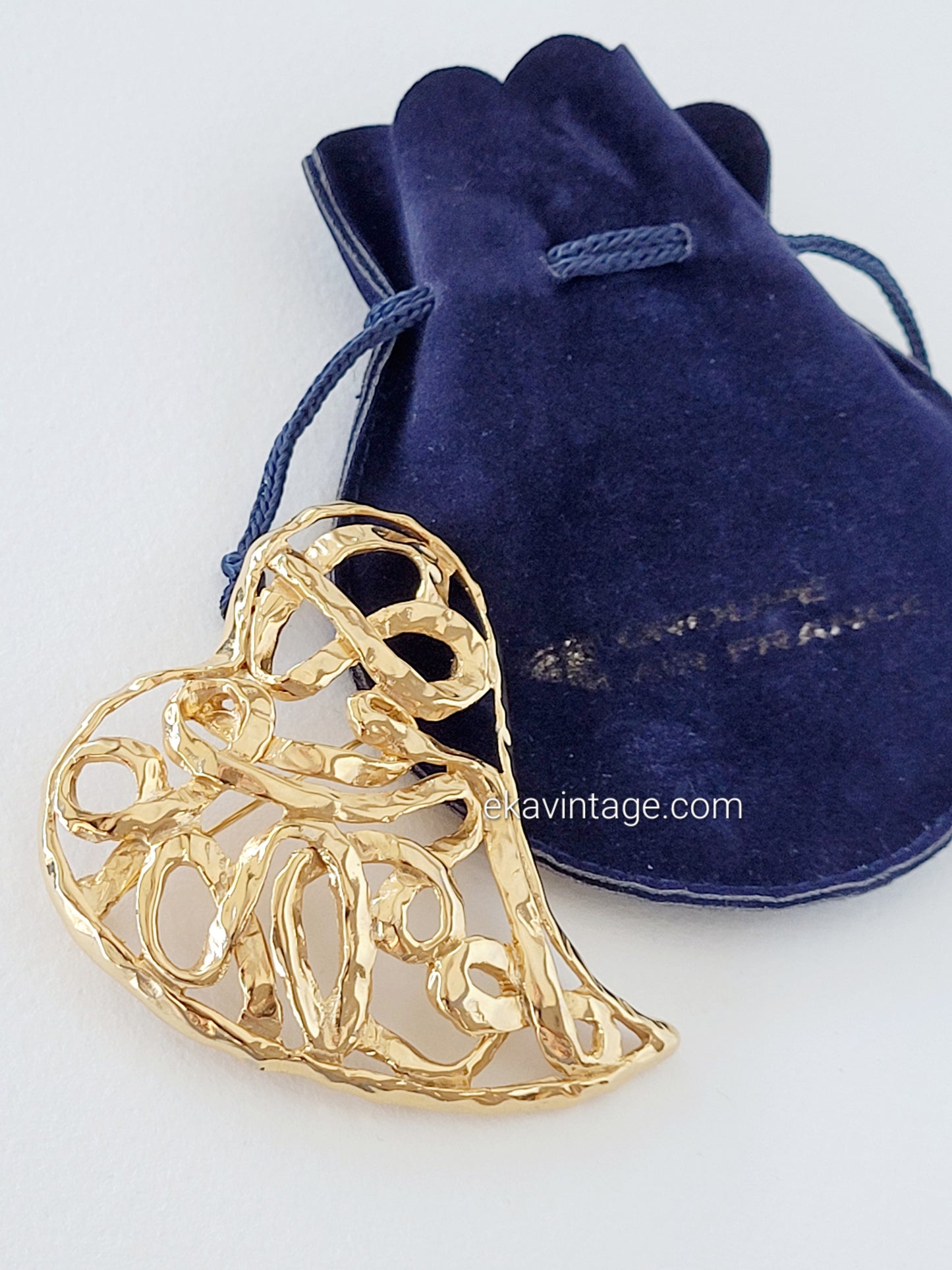 Broche vintage Air France créé par Christian Lacroix