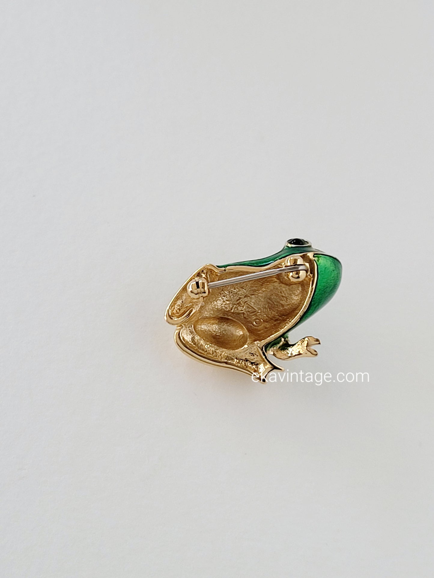 Alpha - Broche vintage - Grenouille