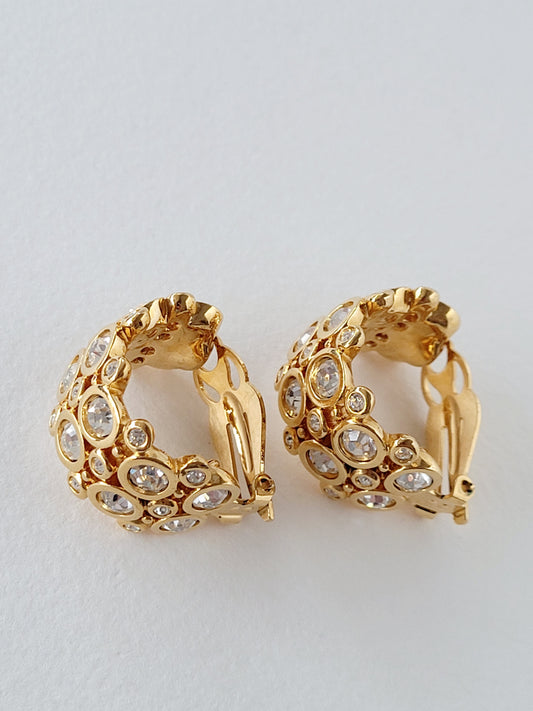 Swarovski - Boucles d'oreilles vintage