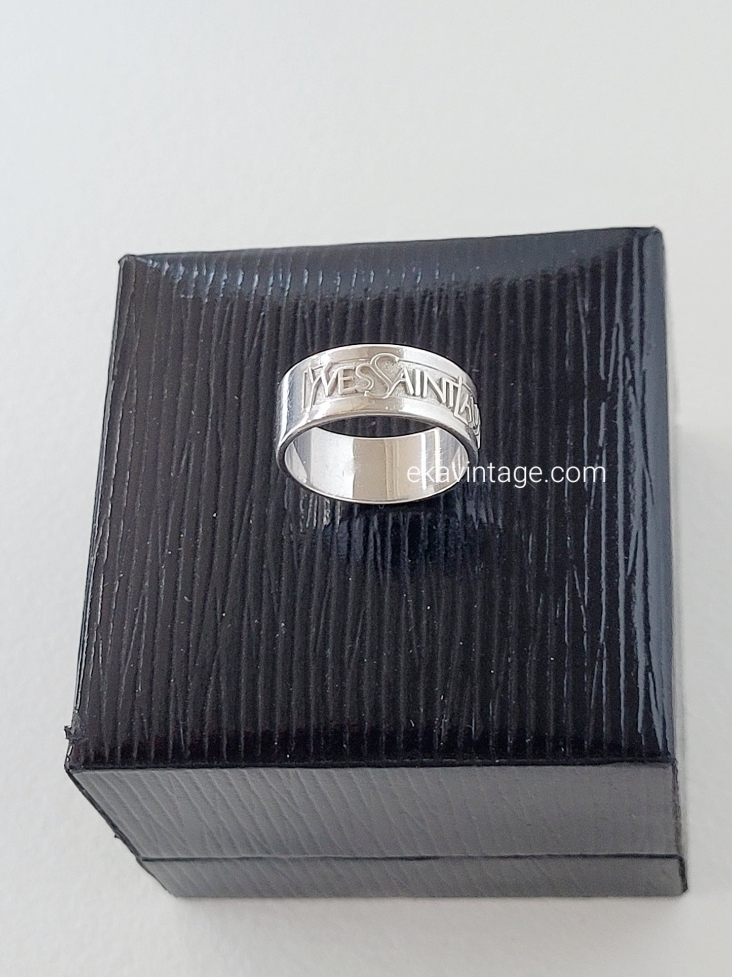 Yves Saint Laurent - Bague vintage en argent