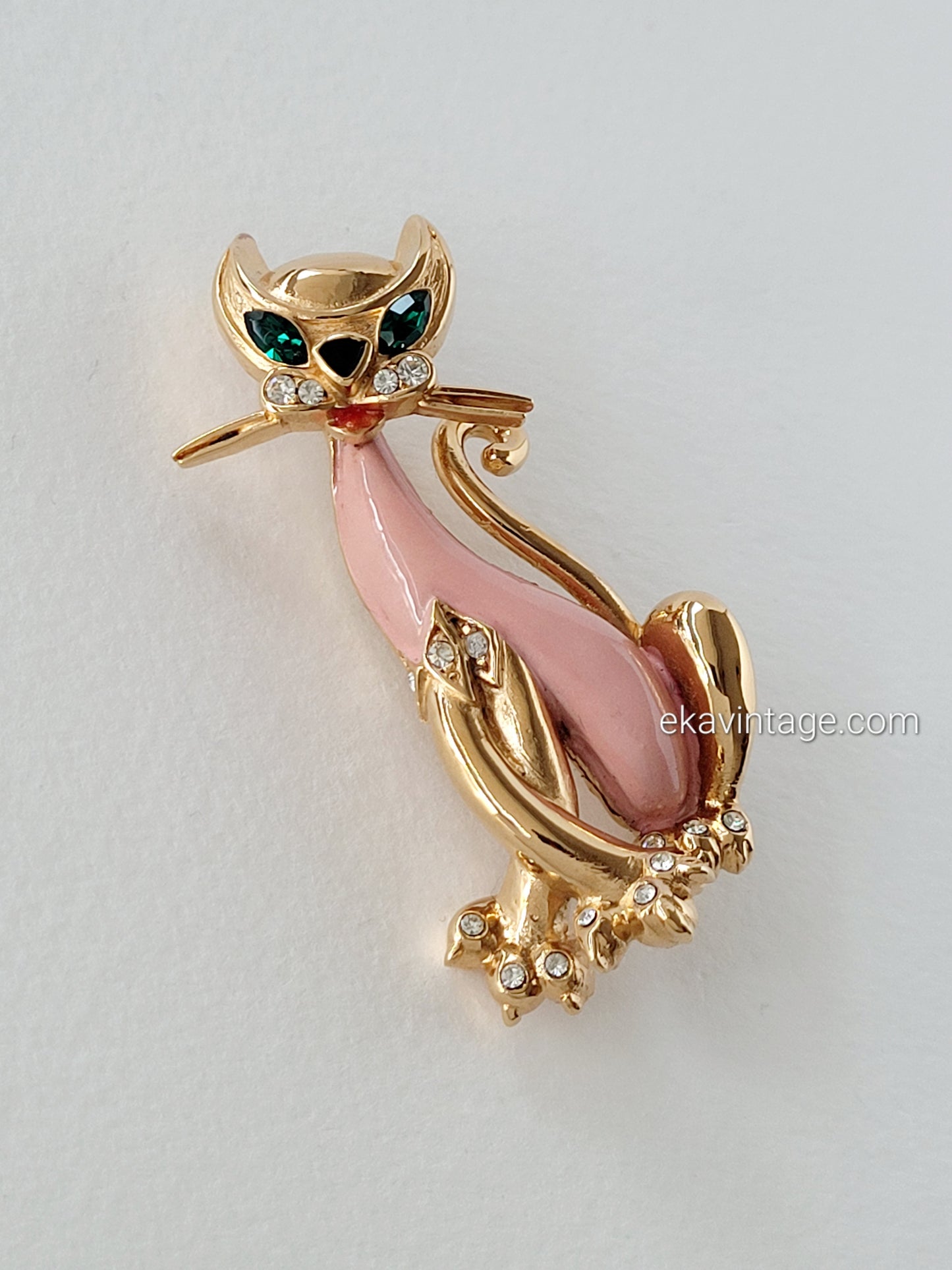Carven - Broche vintage Chat
