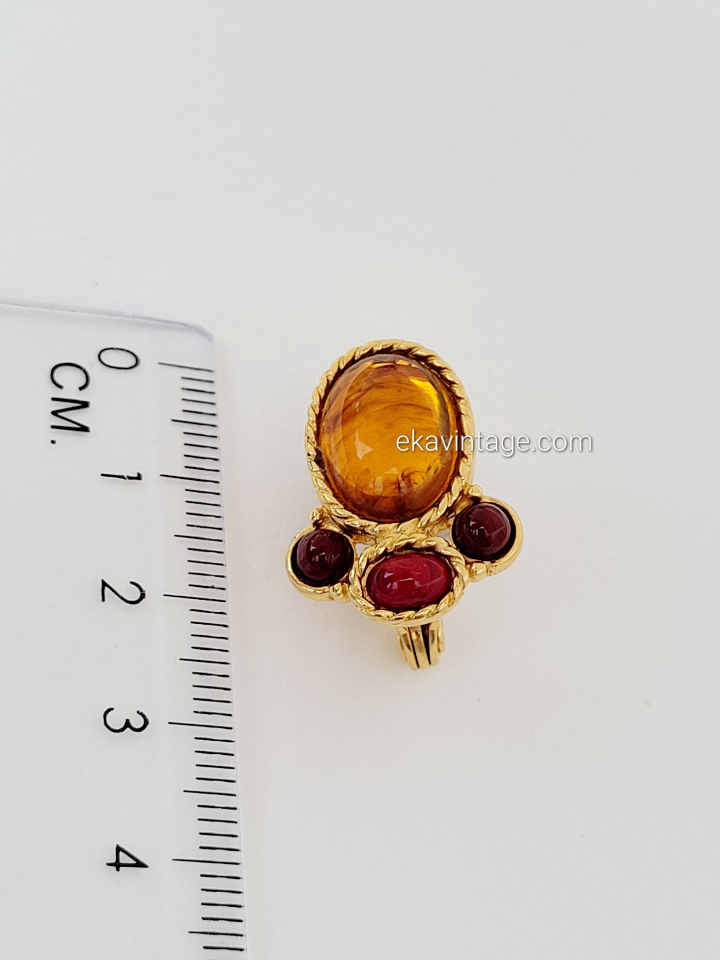 Monet - Boucles d'oreilles vintage