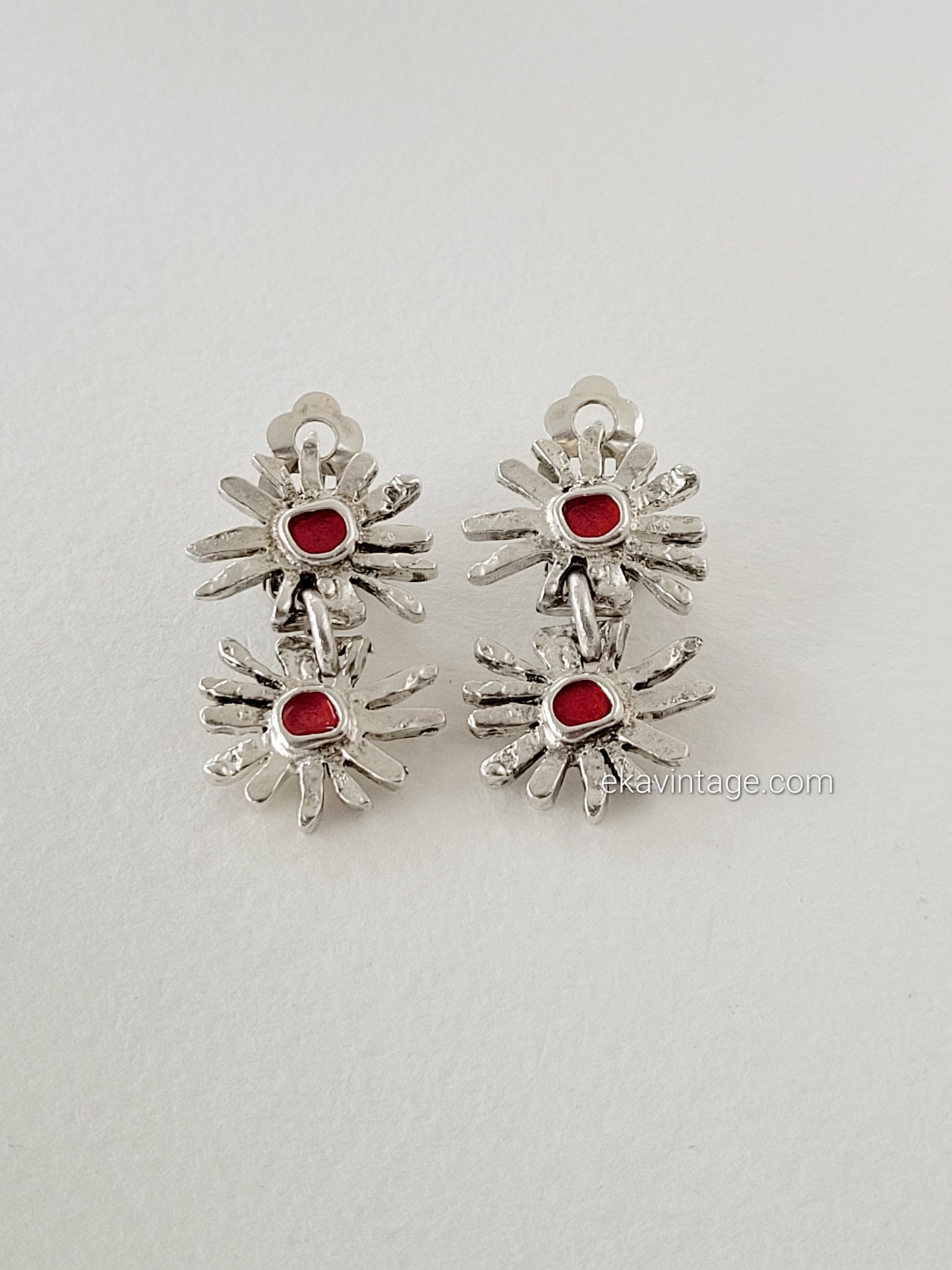 Biche de Bere-Boucles d'oreilles vintage