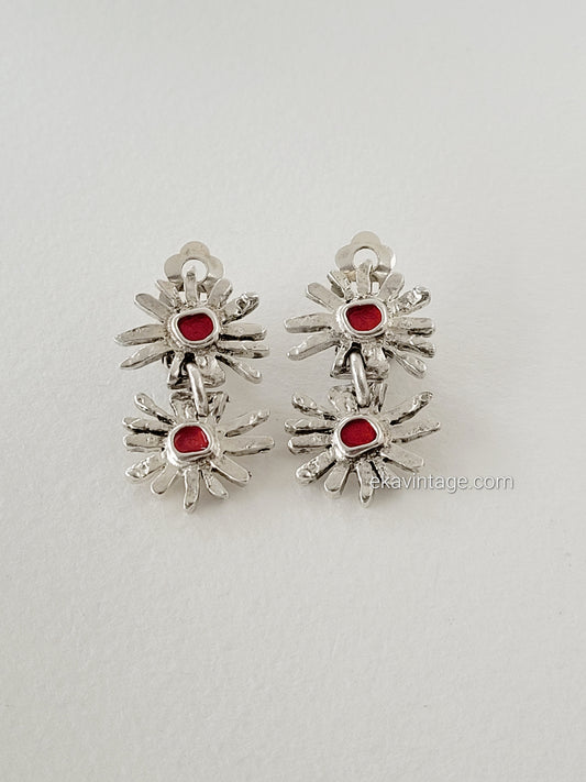 Biche de Bere-Boucles d'oreilles vintage