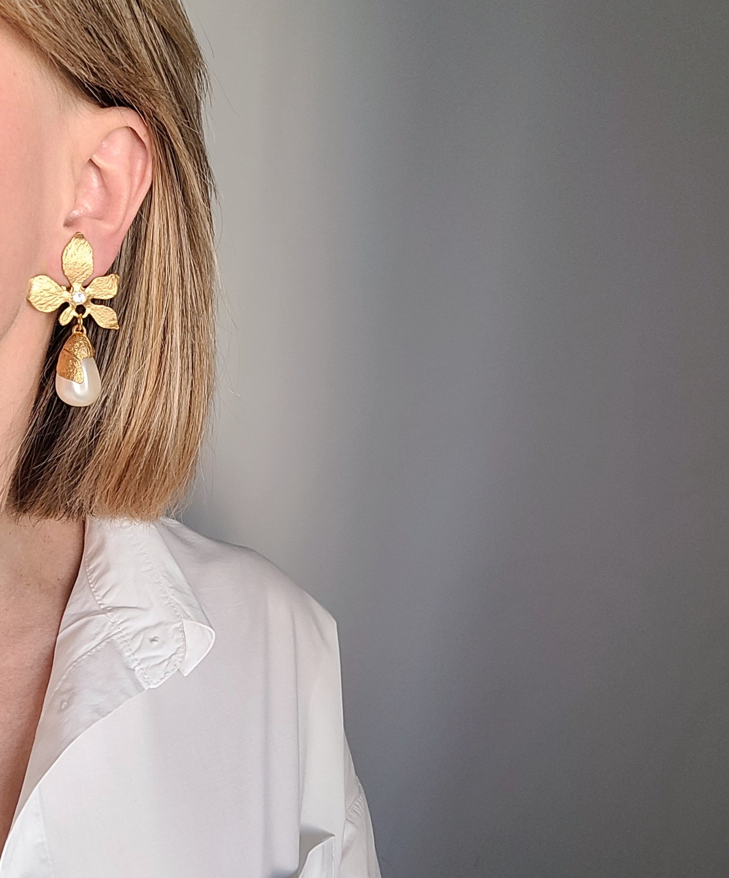 Cécile et Jeanne - Boucles d'oreilles Fleurs