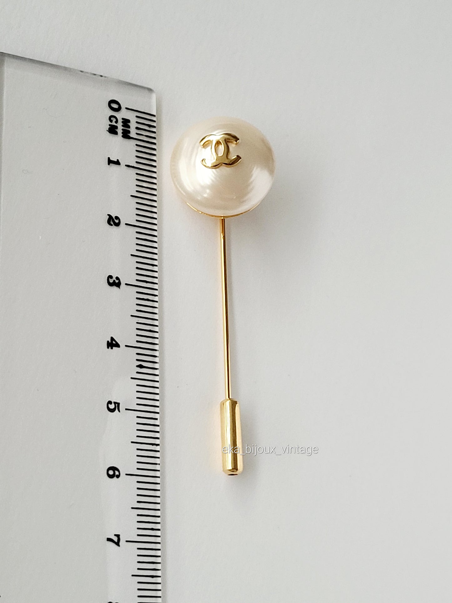 Chanel - Broche / épingle vintage le sigle CC