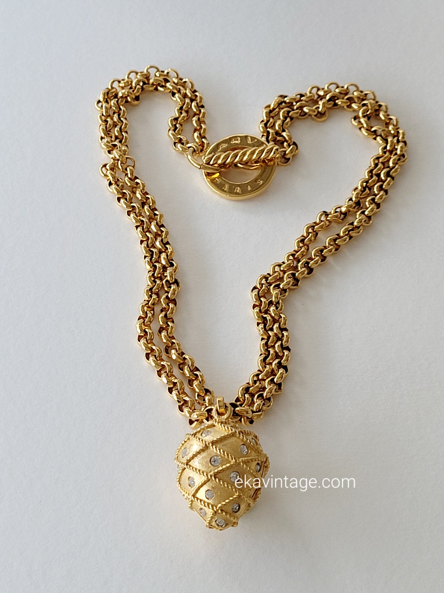 Carven Paris - Collier avec pendentif vintage