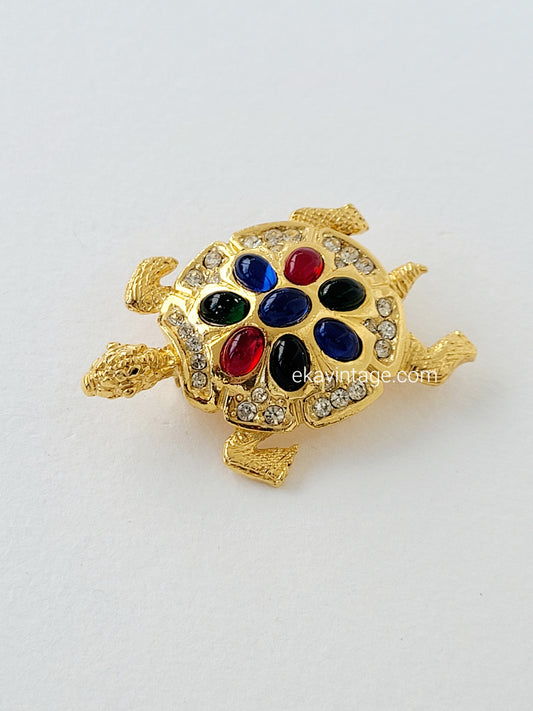 Broche vintage - Tortue