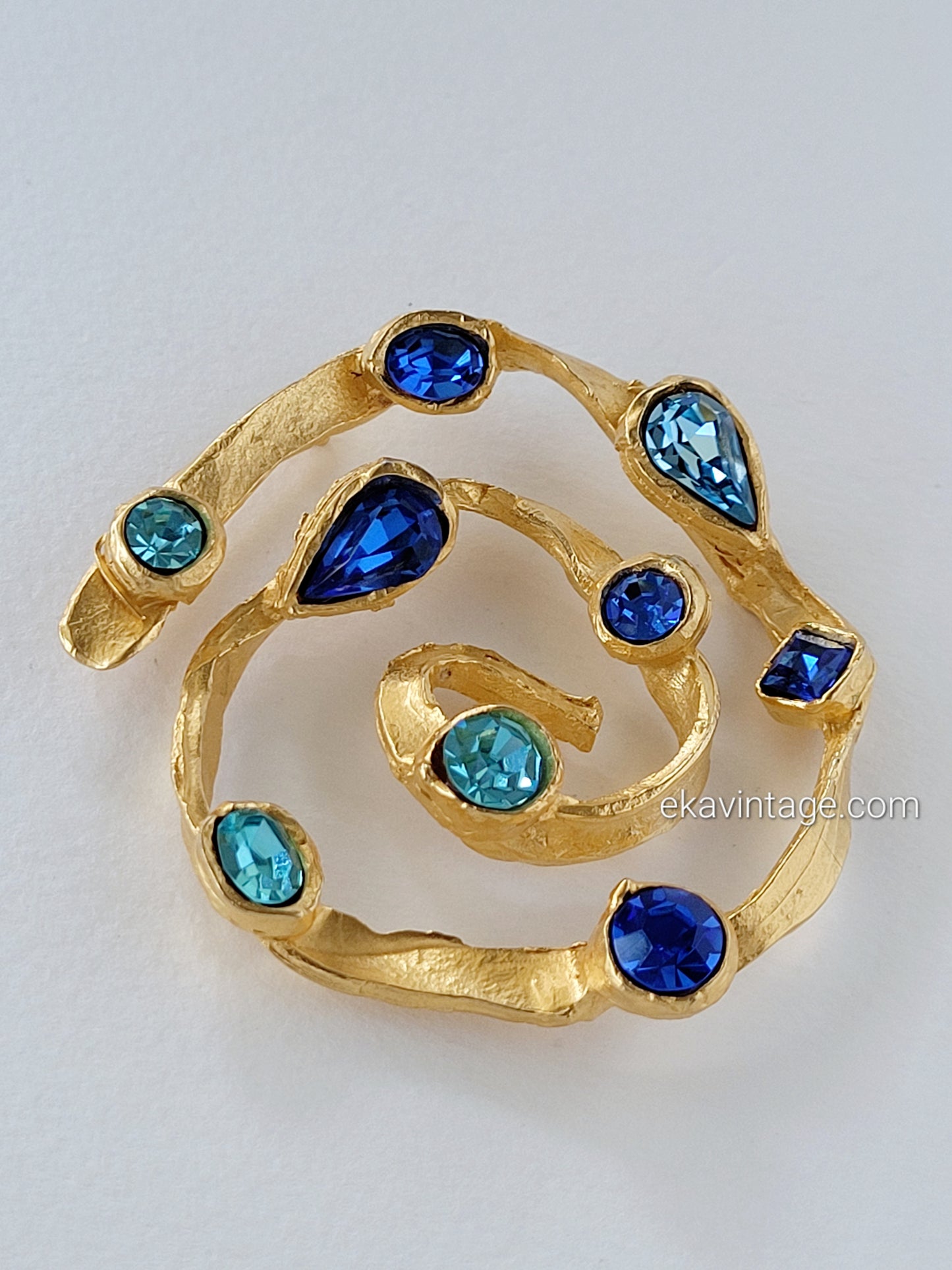 Edouard Rambaud - Magnifique parure boucles d'oreilles et broche vintage
