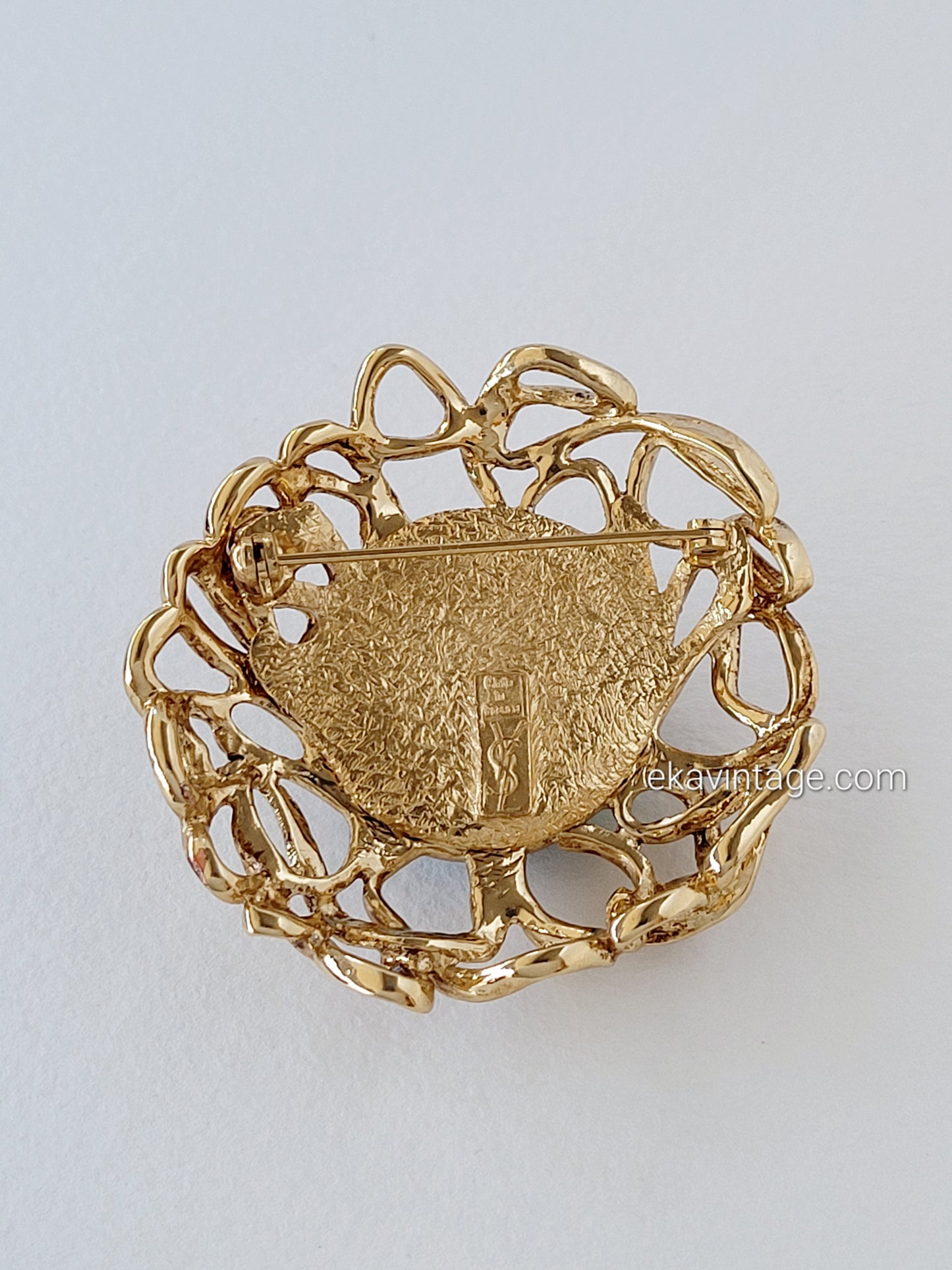 Yves Saint Laurent - Broche vintage Fleur