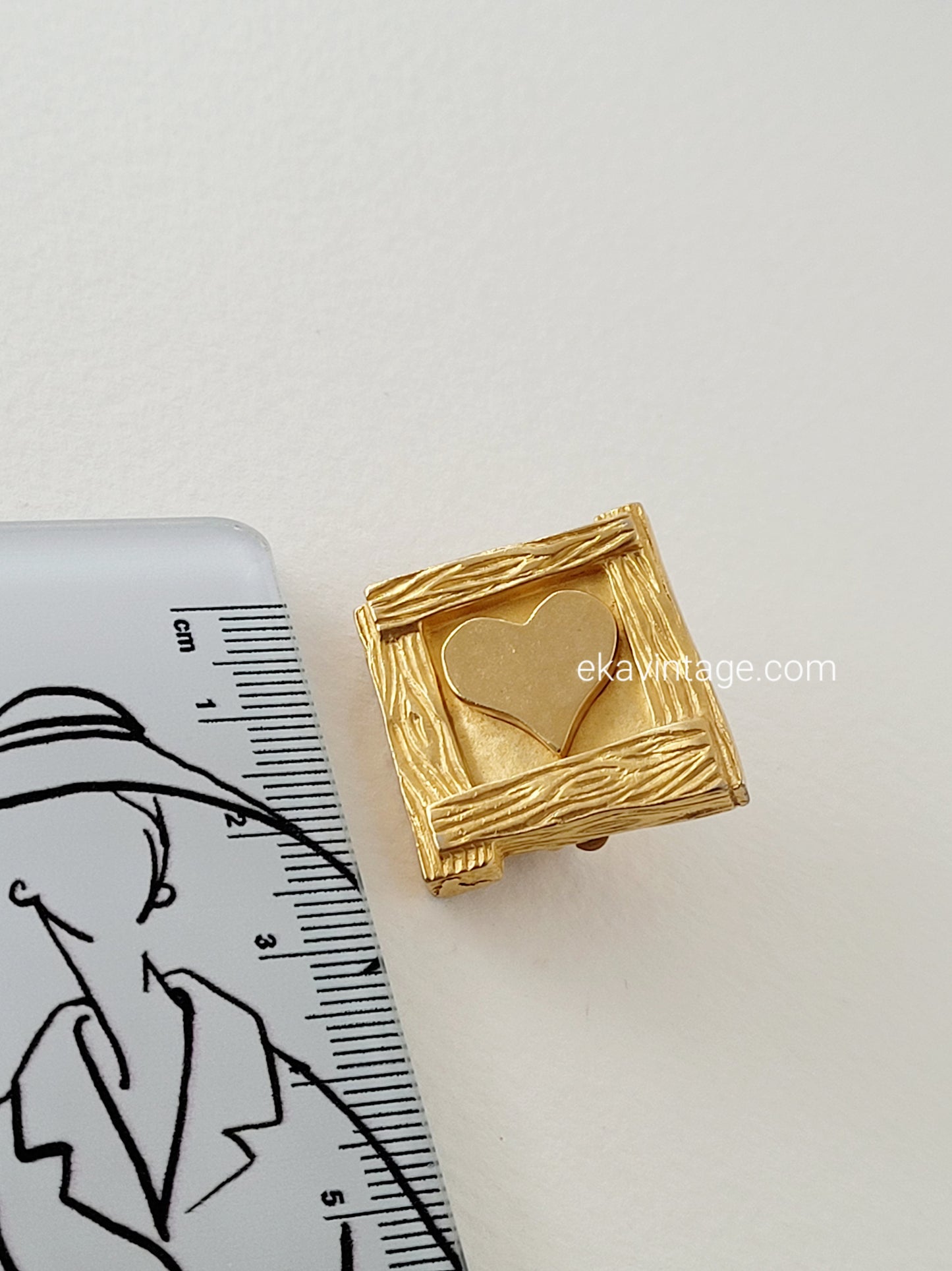 Karl Lagerfeld - Boucles d'oreilles vintage KL