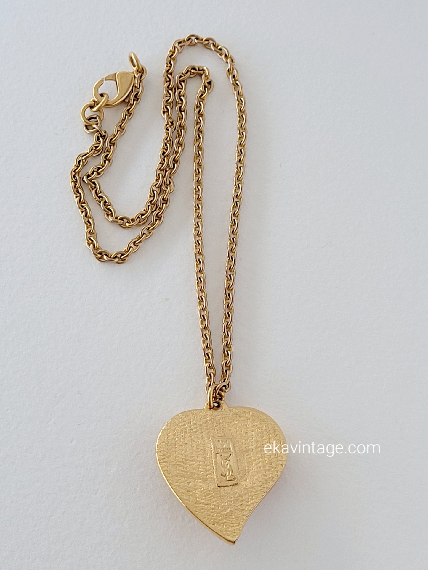 Yves Saint Laurent - Pendentif vintage Cœur