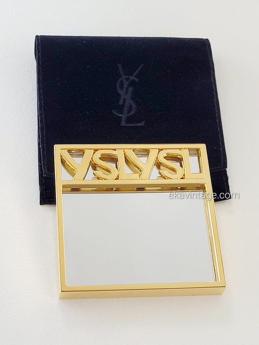 Yves Saint Laurent - Miroir de sac vintage