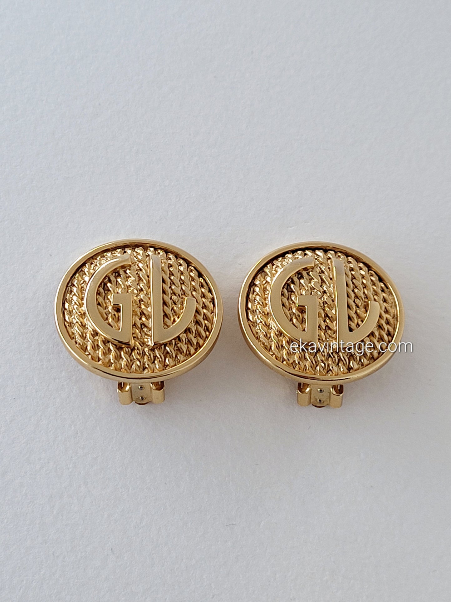 Guy Laroche - Boucles d'oreilles vintage GL